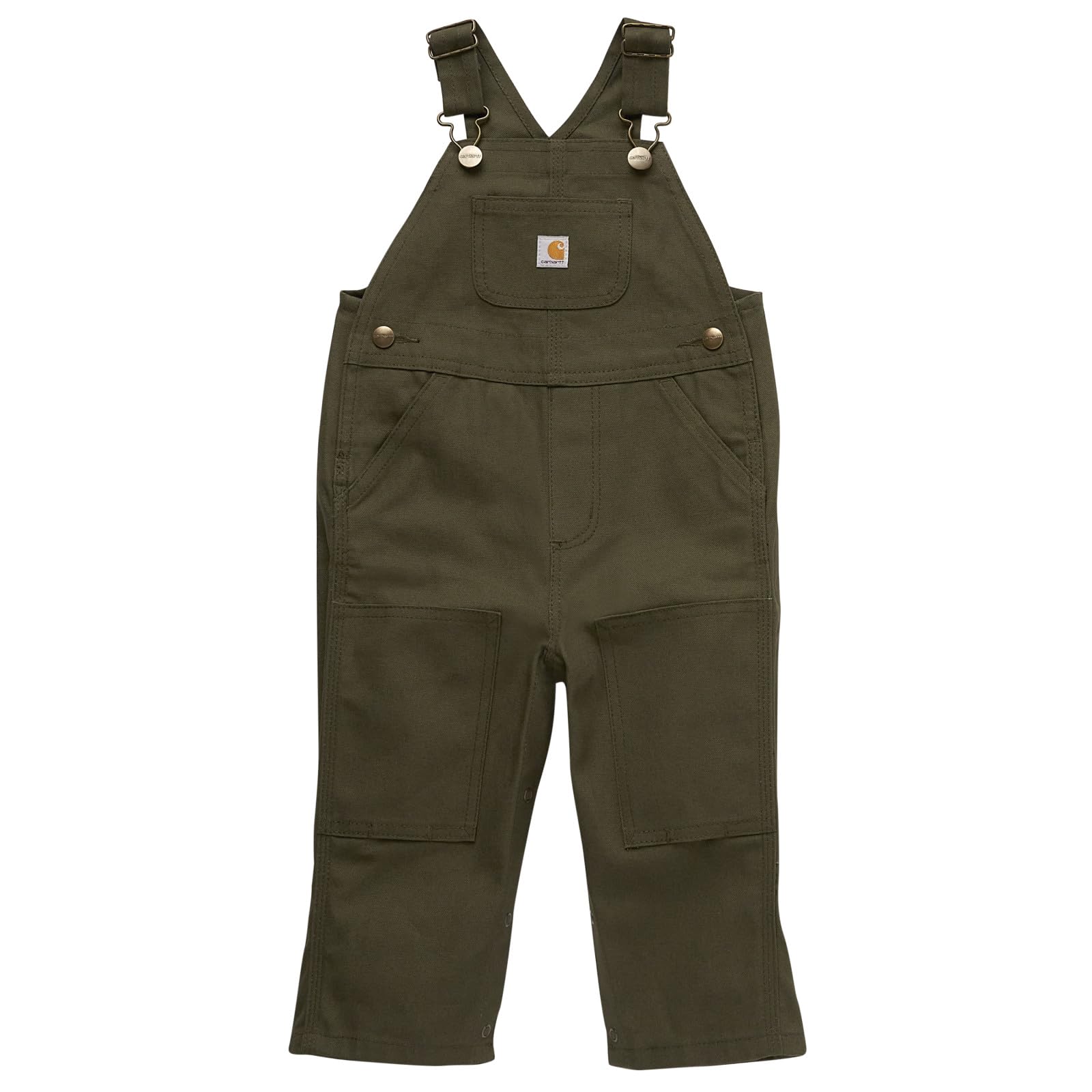 Carhartt Baby Boys' Loose Fit Canvas Bib Overalls - Durable Workwear for Toddlers - Perfect for Playtime, Farm Visits & Outdoor Adventures