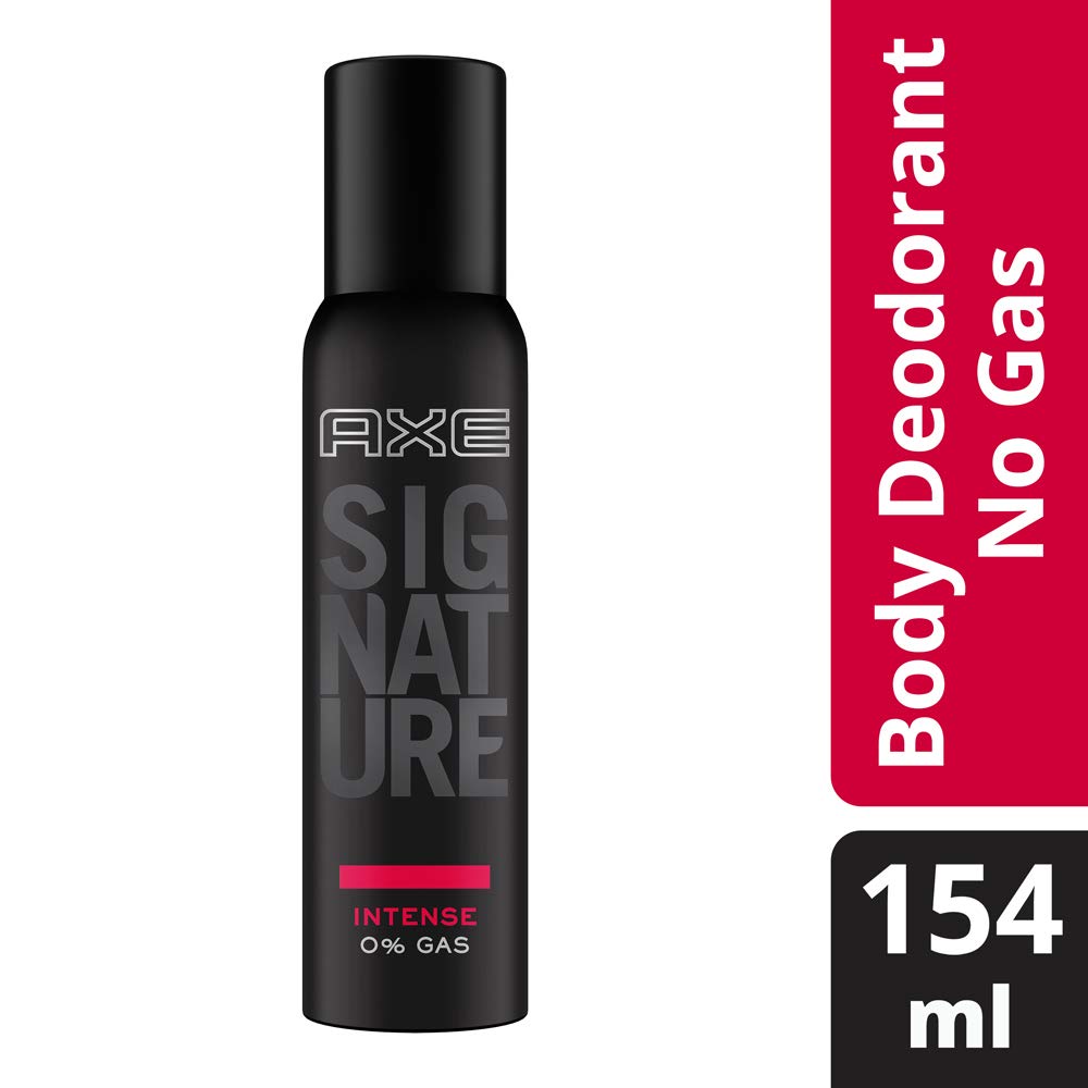 AXE Signature Body Perfume for Men - Intense Woody Scent & Fresh Aqua Scent Spray (154ml) | Long-Lasting Fragrance for Daily Use, Gym, Work & Date Night