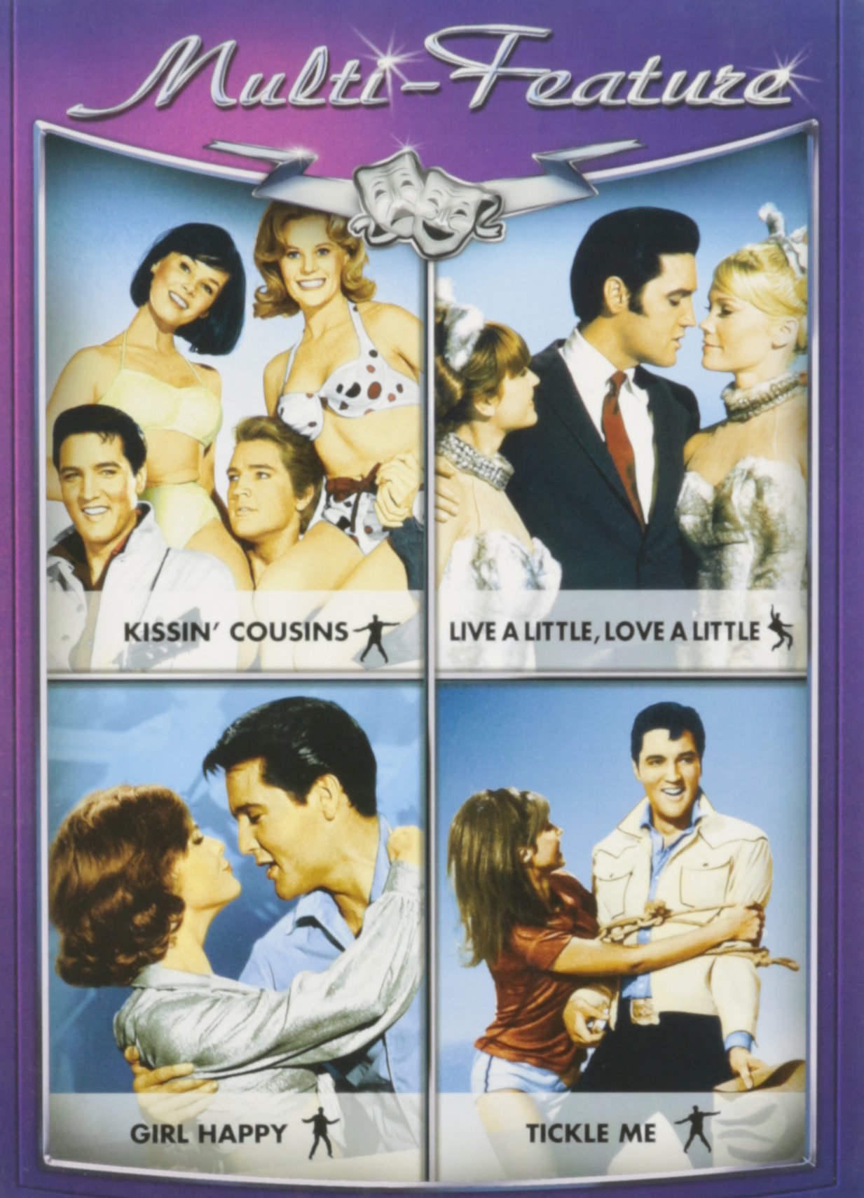 4 Film Favorites: Elvis Presley Musicals Collection - Classic Movies for Music Lovers, Perfect for Movie Nights and Elvis Fan Gatherings