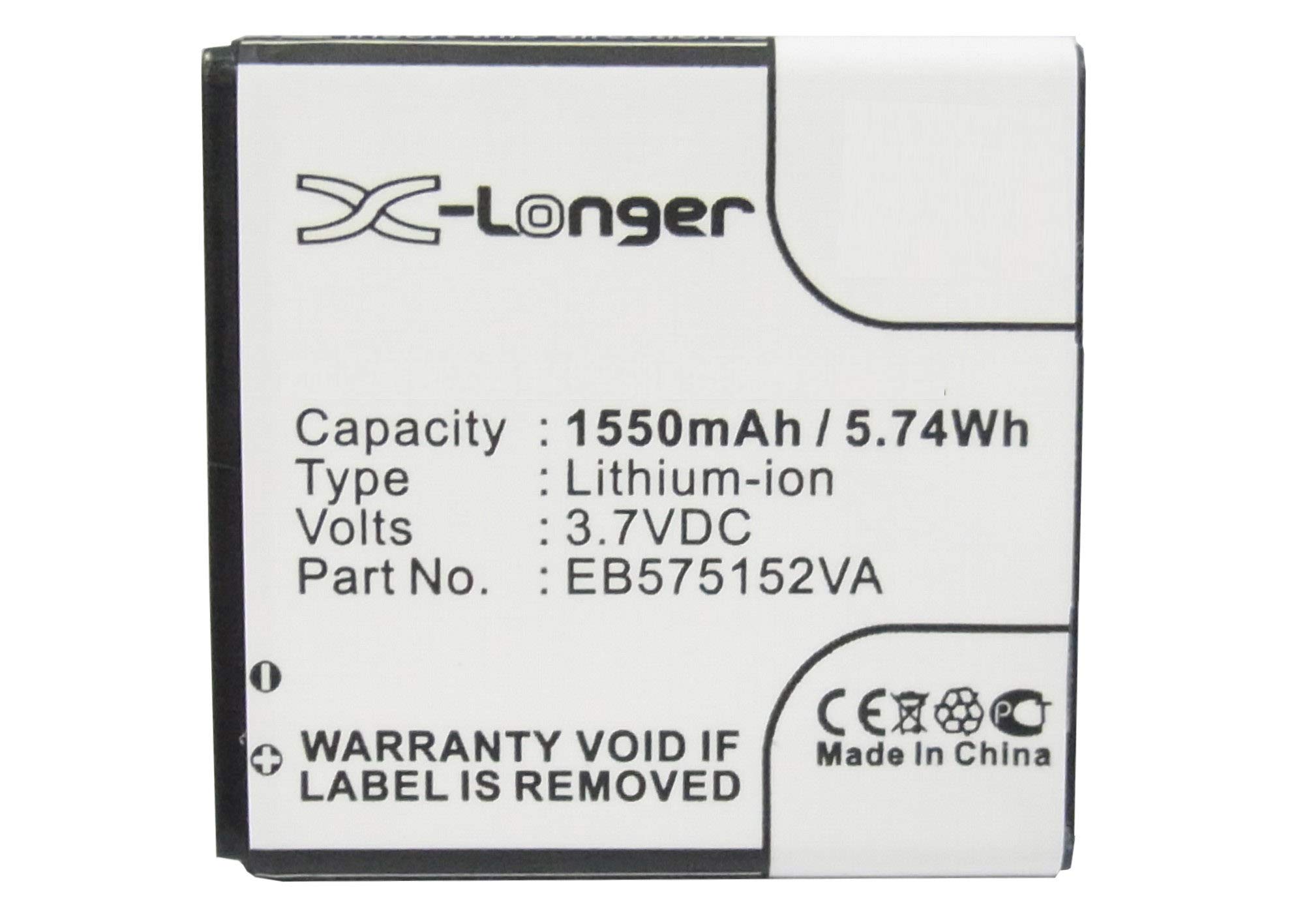Synergy Digital Samsung Cetus Battery - 1550mAh Li-Ion for Extended Use