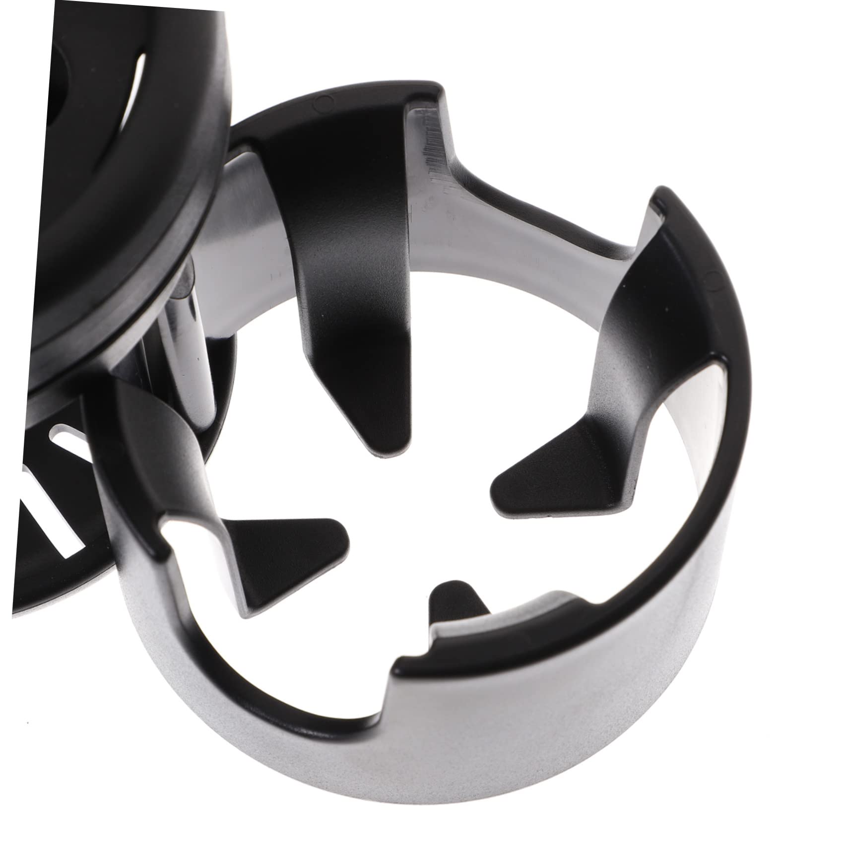 BIUDECO Universal Stroller Cup Holder with Phone Pocket - Black Pram Organizer for Baby Bottles, Drinks & Smartphones - Perfect for Walking, Jogging & Shopping with Your Stroller