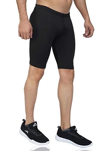 Vector X COMBAT-001 Men's & Women's Compression Shorts - Breathable Workout Shorts for Running, Gym & Training - Moisture Wicking & Anti-Chafing - Black Athletic Performance Shorts for Active Lifestyles