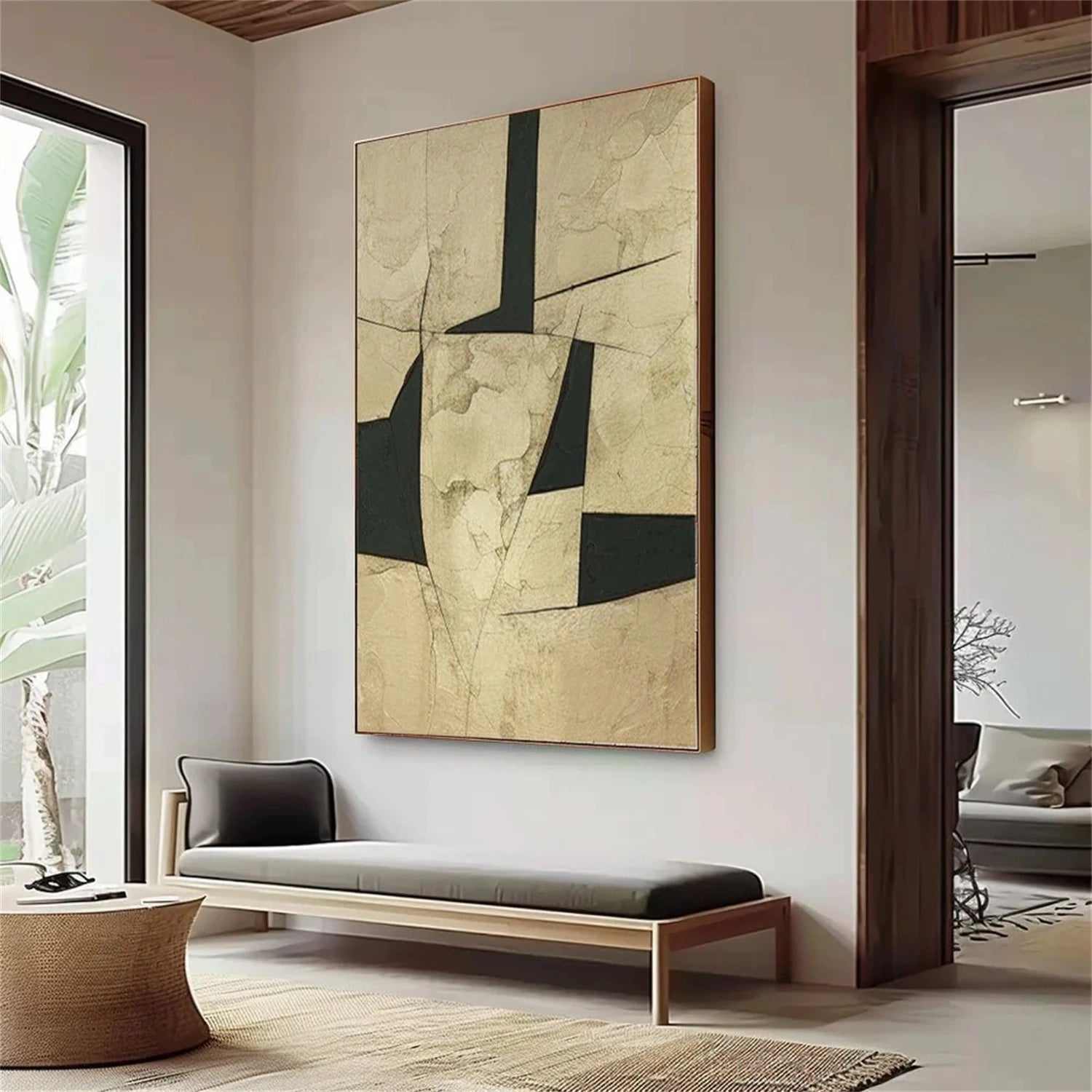 Abstract Tranquility Art Painting #WS213 - Modern Wall Decor for Living Room, Bedroom & Office - Calming Canvas Artwork for Home & Workspace