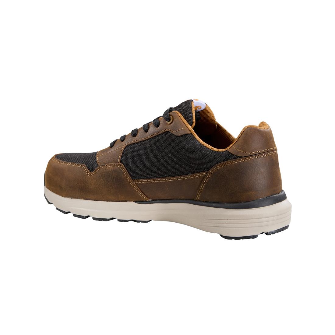 Greenfield ESD Nano Toe Sneakers for Men - Anti-Static Work Shoes in Brown/Black - Perfect for Electronics Assembly, Cleanrooms & Industrial Safety Workplaces