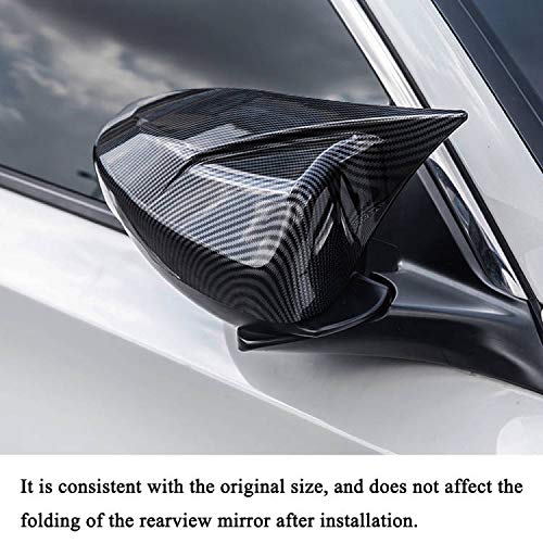 Rifoda ABS Plastic Carbon Fiber Side Mirror Covers for 2018-2022 Honda Accord 10th Gen - Exterior Accessories (2PCS) - Enhance Style & Protection for Daily Driving & Car Shows