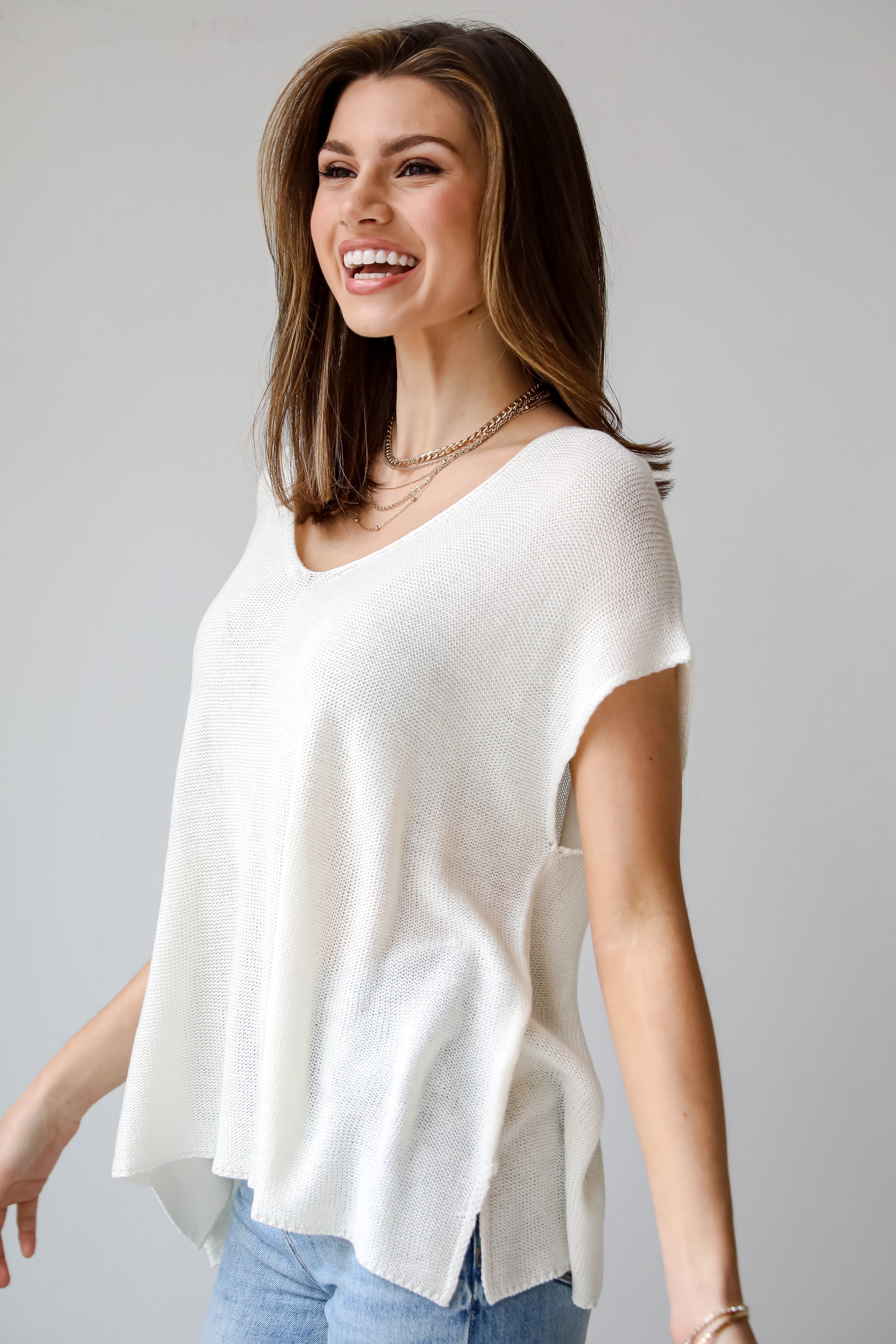 Eliza Lightweight Knit Top for Women - Soft Comfortable Stretchable Casual Shirt - Perfect for Work, Travel & Everyday Wear