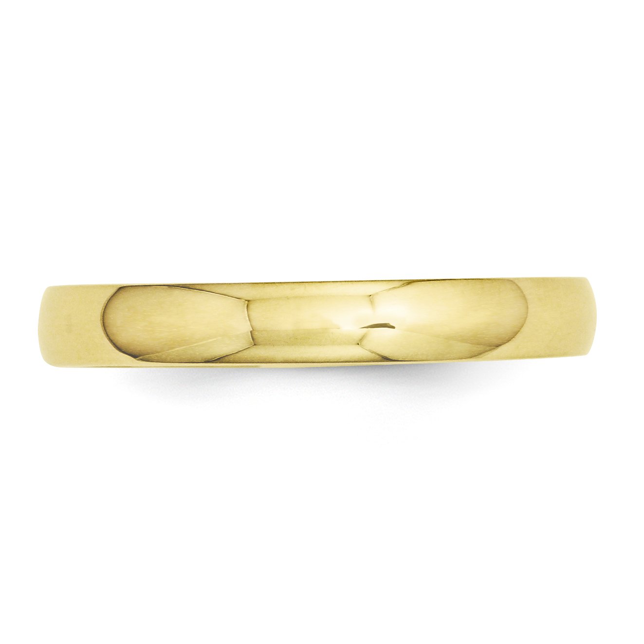 14K Yellow Gold 3mm Half-Round Wedding Band Ring for Men & Women - Perfect for Anniversaries, Engagements, and Everyday Wear