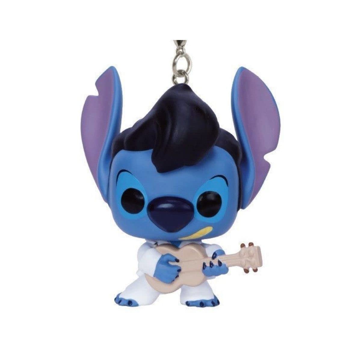 Funko Pop! Disney Lilo & Stitch Elvis Stitch Keychain - Collectible Vinyl Keyring for Disney Fans, Perfect for Backpacks, Gifts, and Disney Themed Parties