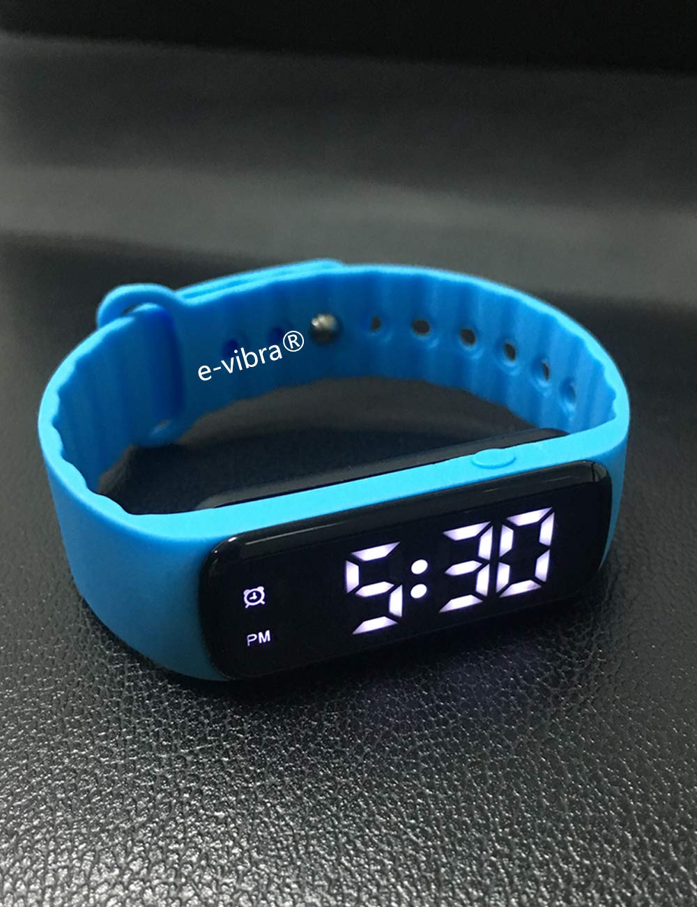 8 Alarm Vibrating Watch with Timer - Silent Medical Reminder for Seniors & Medication - Waterproof & Shockproof - 8 Daily Alarms (Blue, Small) - Perfect for Nurses, Elderly Care, and Hearing Impaired Users