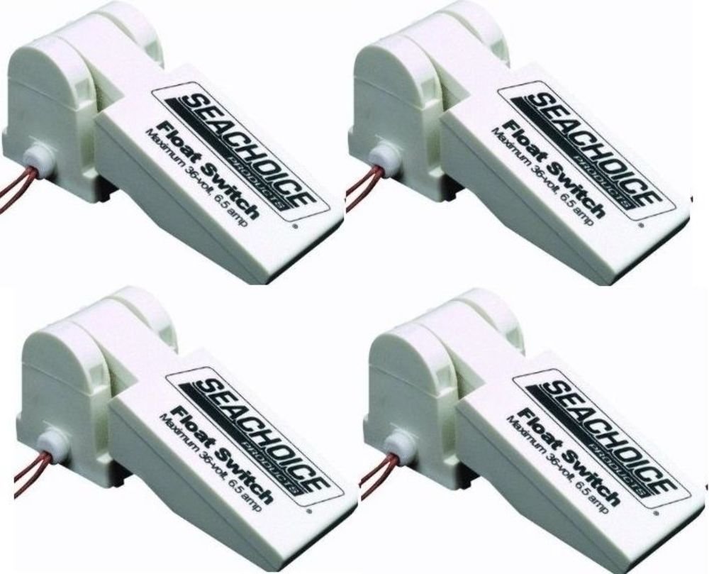 Seachoice Universal Float Switch for Boat Ignition Protection - Waterproof Marine Grade Auto Bilge Pump Control for Boats, Yachts, and Watercraft