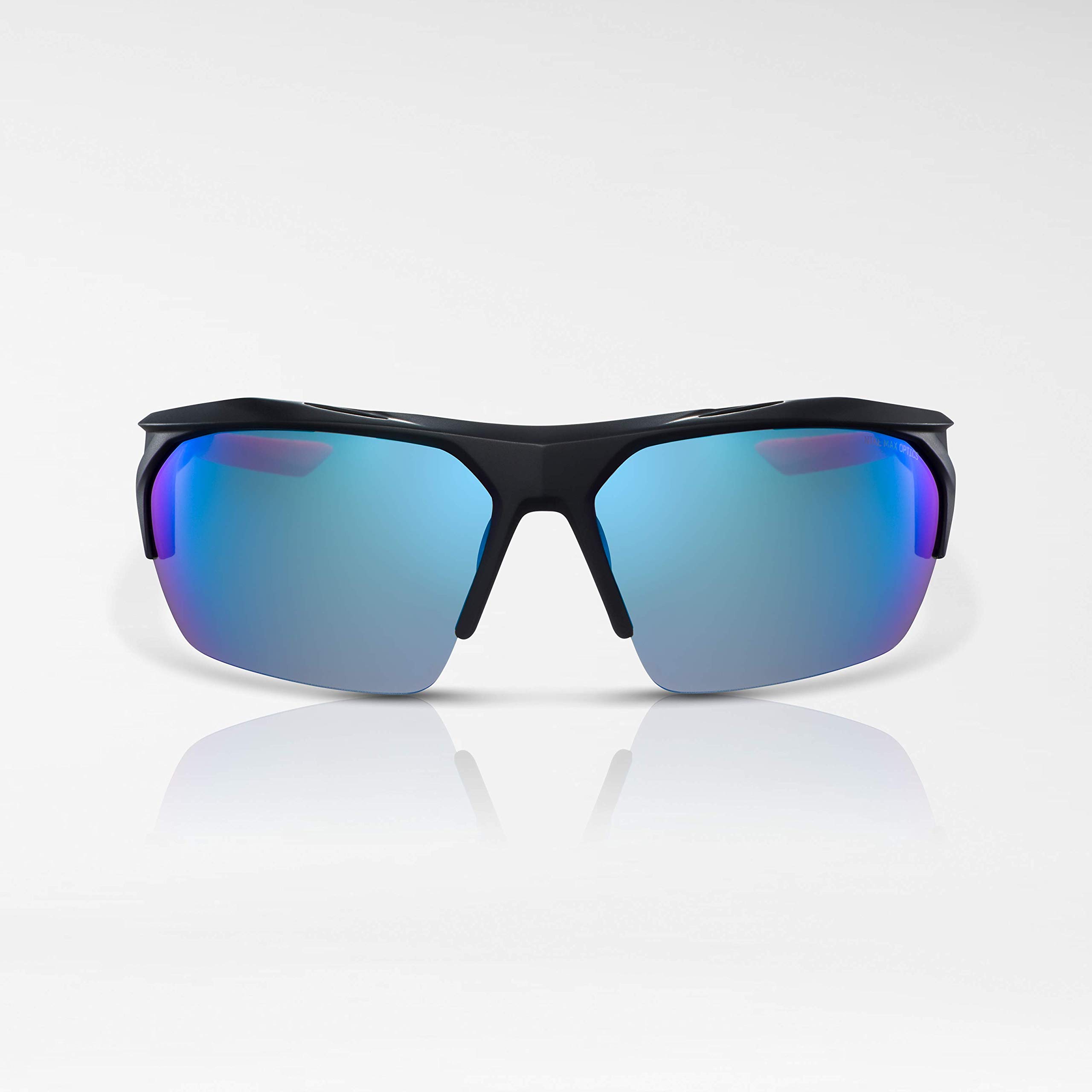 Nike Terminus M Rectangular Sunglasses for Men - UV Protection, Polarized Lenses, Lightweight Frame - Perfect for Running, Driving & Outdoor Activities