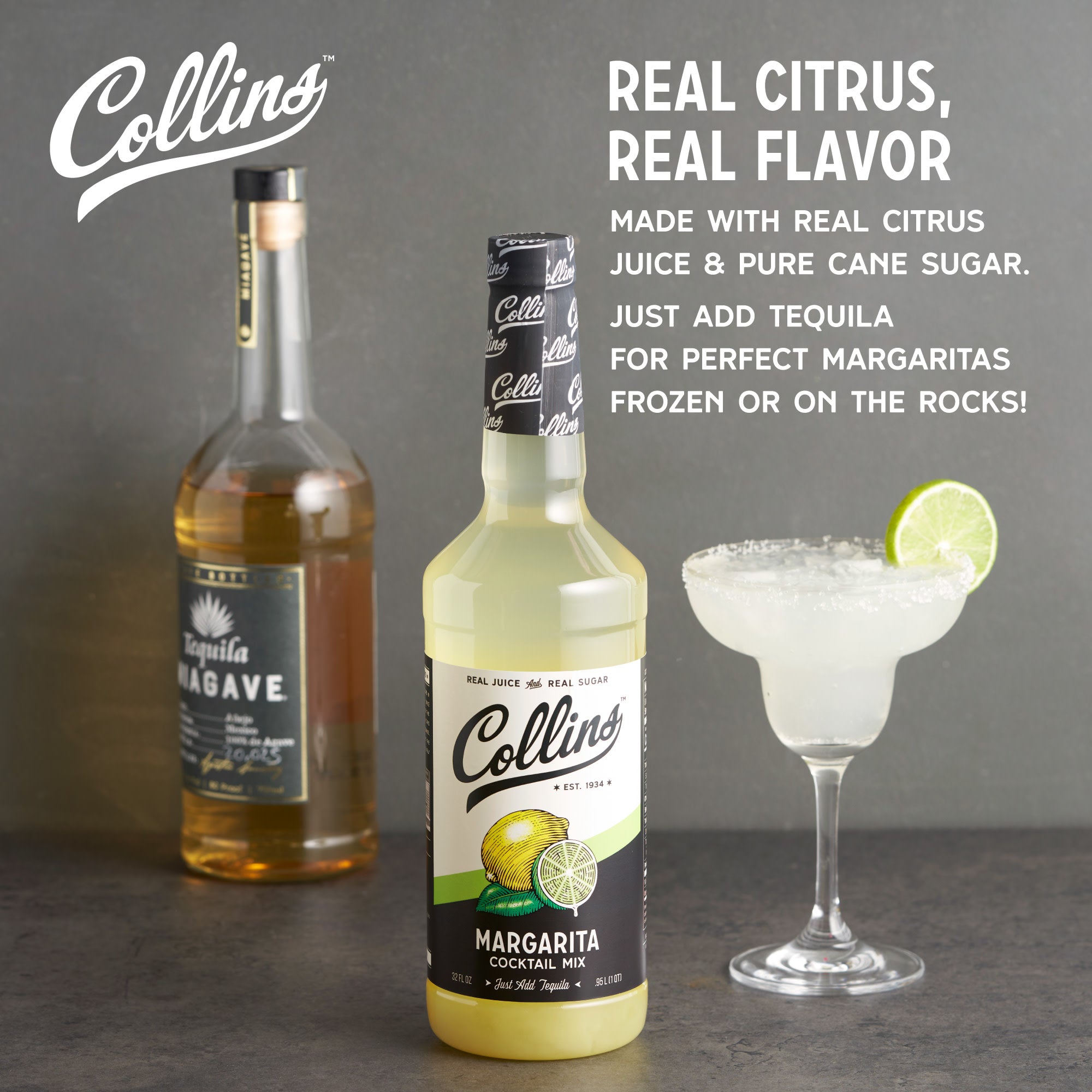 Premium Margarita Cocktail Mix - 32 oz Bottle | Authentic Mexican Flavor | Perfect for Parties, BBQs & Summer Gatherings