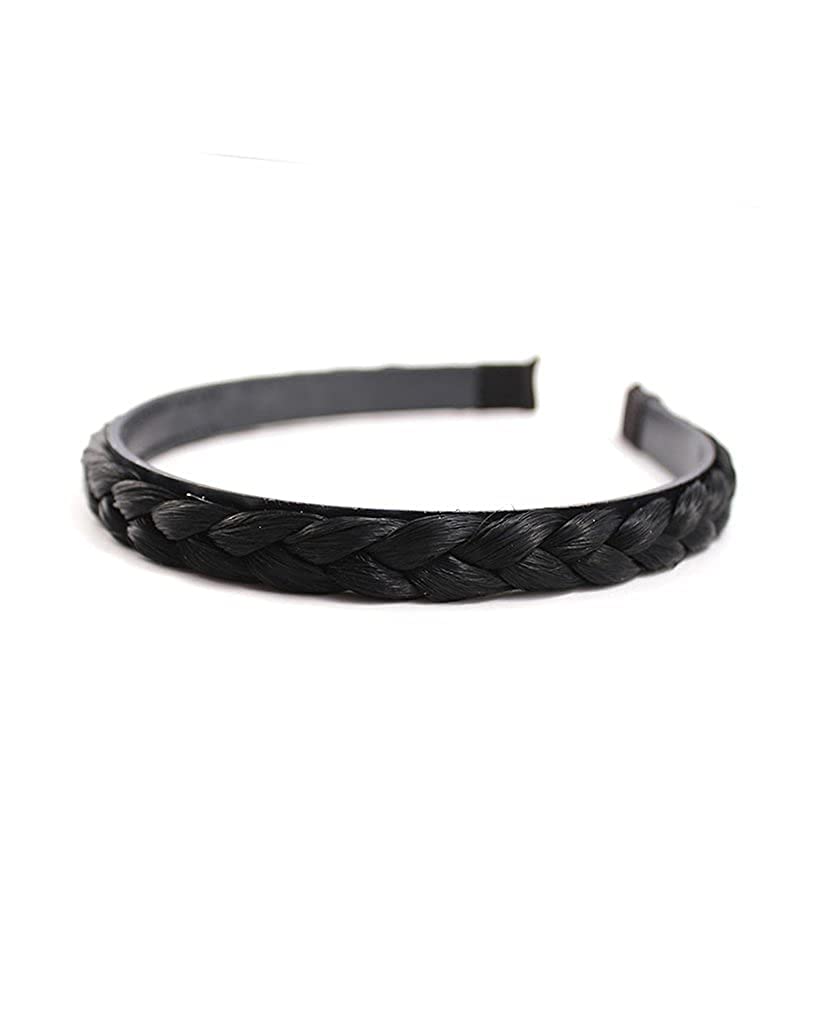 Non-Slip Wide Plastic Headbands with Teeth for Women & Girls - 3 Pack Black Hairbands for DIY Hair Accessories, Crafting & Styling - Perfect for Salons, Cosplay, Sports & Everyday Wear