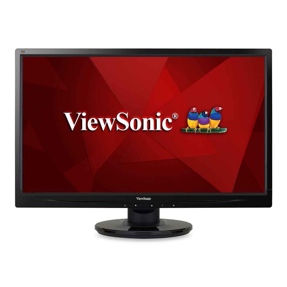 ViewSonic VA2746M-LED 27 Inch Full HD 1080p LED Monitor with DVI & VGA Inputs - Slim Bezel Computer Screen for Home Office, Gaming & Multimedia Entertainment