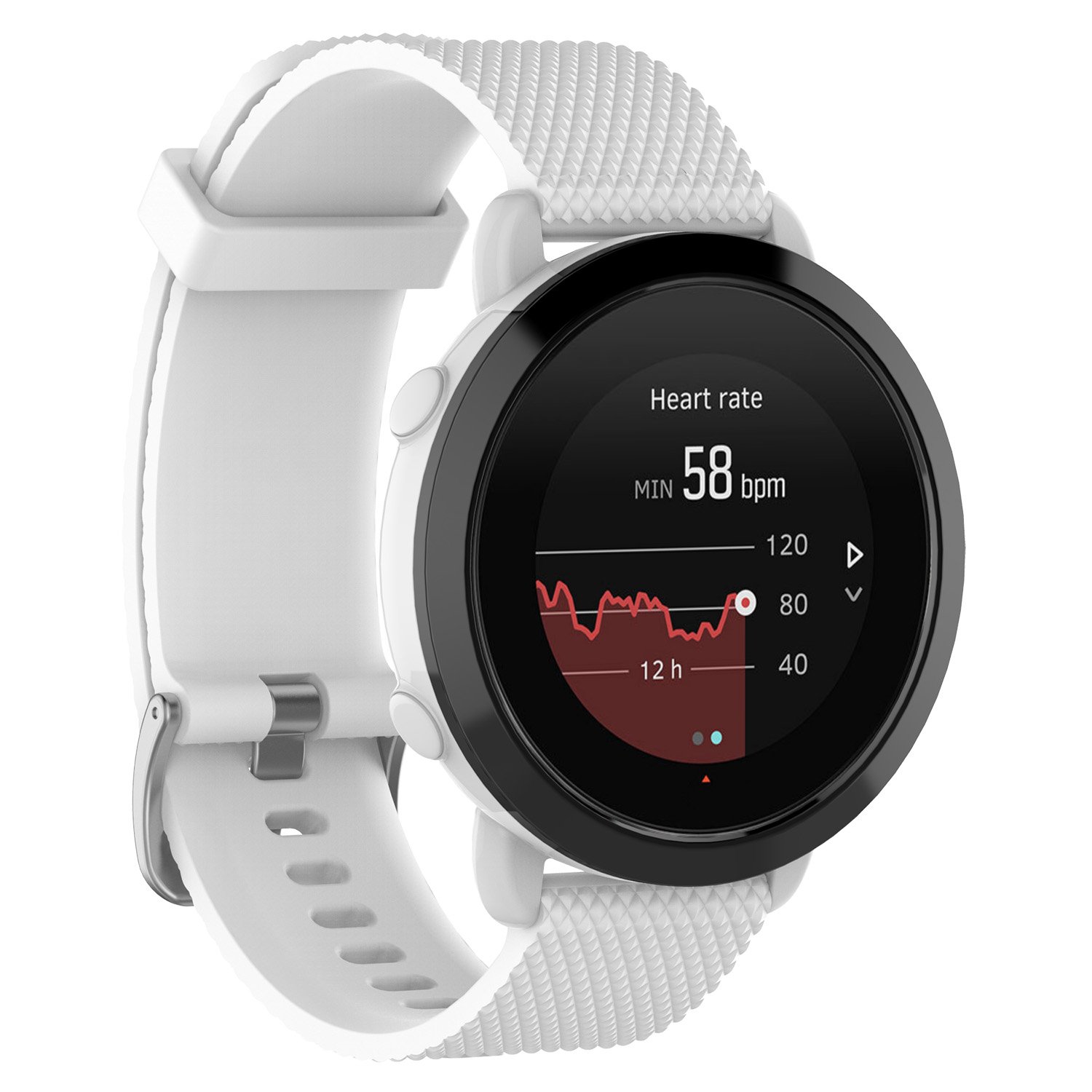 Suunto 3 Fitness Replacement Silicone Watch Band - Adjustable Sport Strap Compatible with Suunto 3/Suunto 3 Fitness - Perfect for Running, Gym & Outdoor Activities