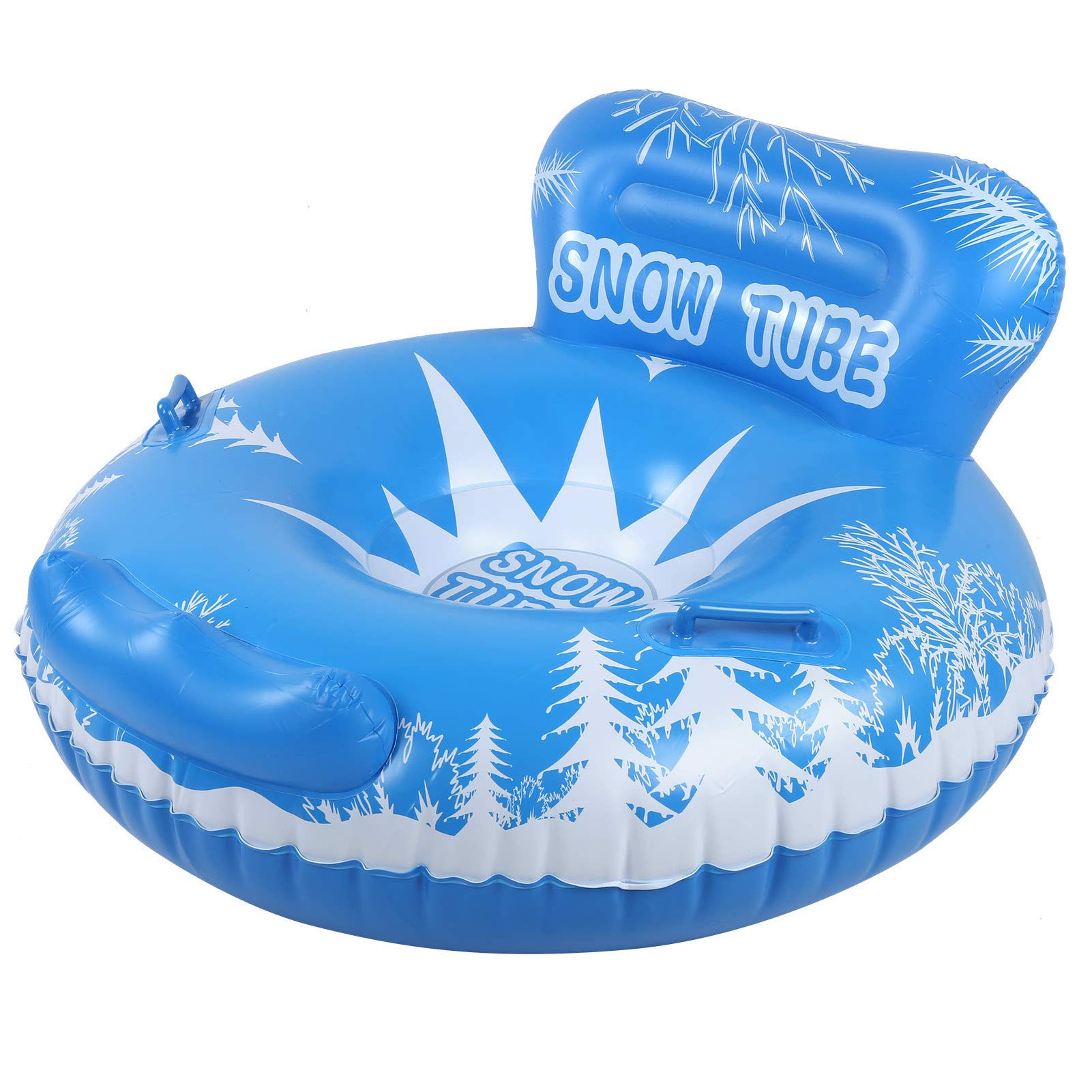 Inflatable Ski Board Rings for Kids & Adults - Winter Outdoor Snow Sledding Toy, Floating Ski Accessories for Skiing, Snow Tubing & Backyard Winter Fun