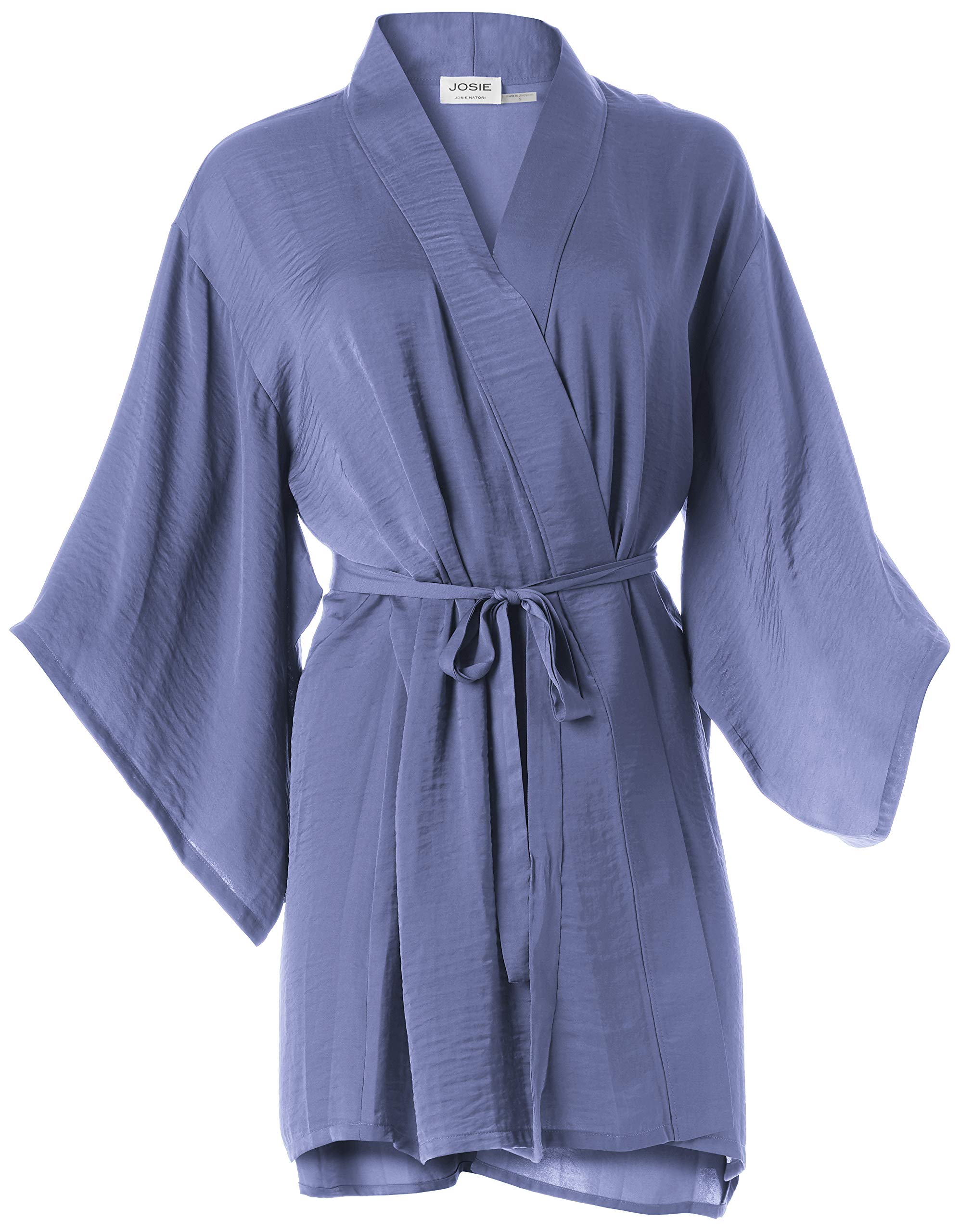 Josie By Josie Natori Women's Luxury Robe - Soft Kimono Style Bathrobe for Spa, Lounge & Home Relaxation