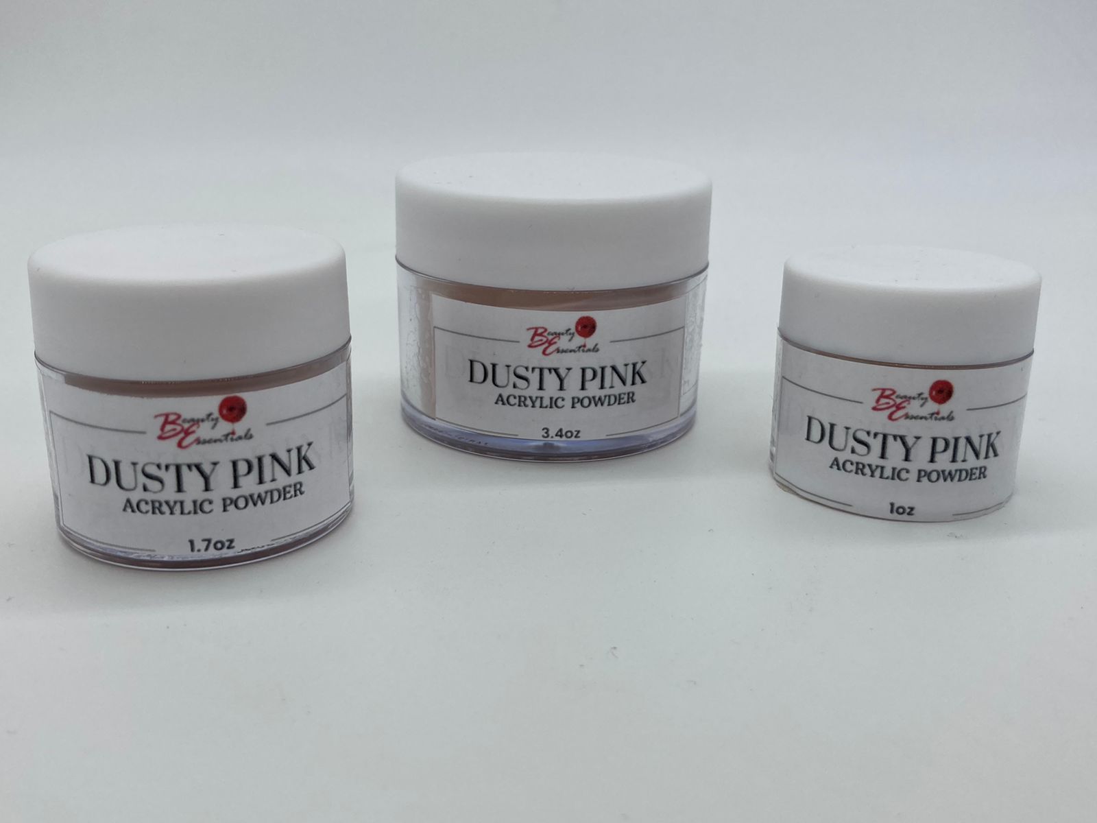 BE COVER Acrylic Powder for Nails - Dusty Pink Nail Dip Powder | Professional Salon Quality Manicure & Pedicure Kit | Perfect for Home DIY Nail Art, French Tips & Gel Extensions