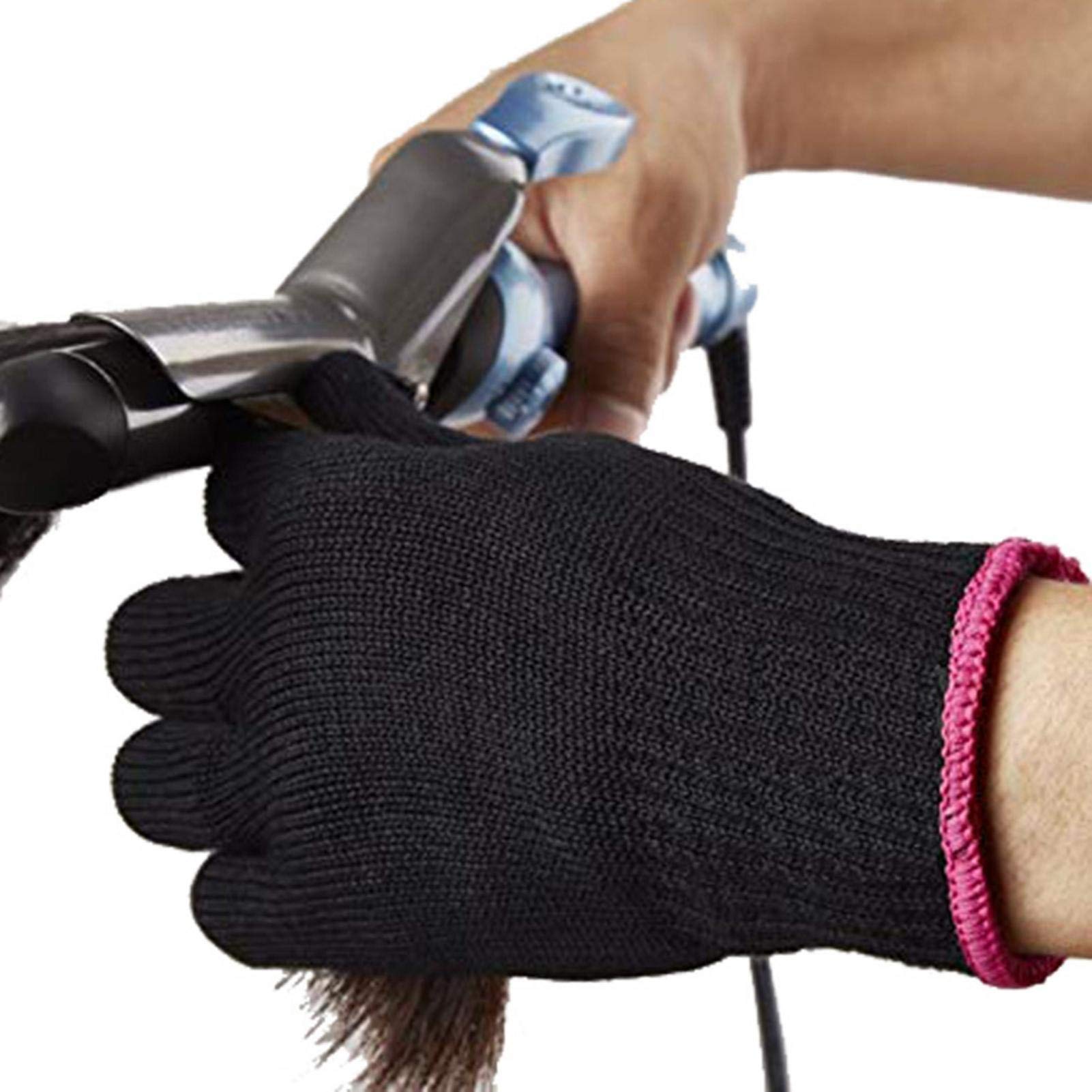 Professional Heat Resistant Gloves for Hair Styling - Curling & Flat Iron Mitts for Left & Right Hands | Heat Proof Protection for Wands & Styling Tools | Perfect for Salon & Home Hair Care