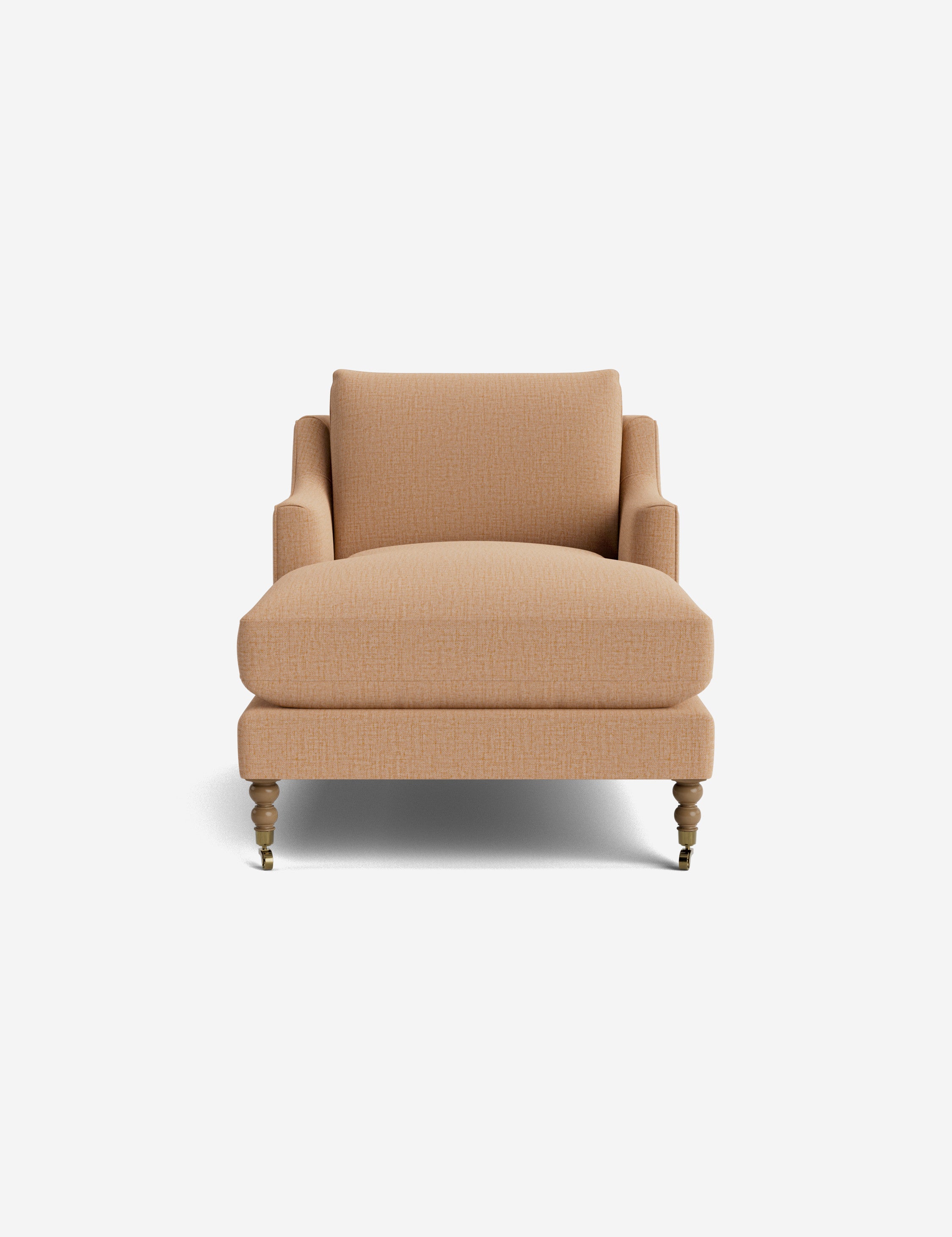 Fabienne Chaise Lounge Chair - Modern Accent Chair for Living Room, Bedroom & Office - Stylish Mid-Century Design with Upholstered Seat and Wooden Legs - Perfect for Relaxing, Reading & Home Decor