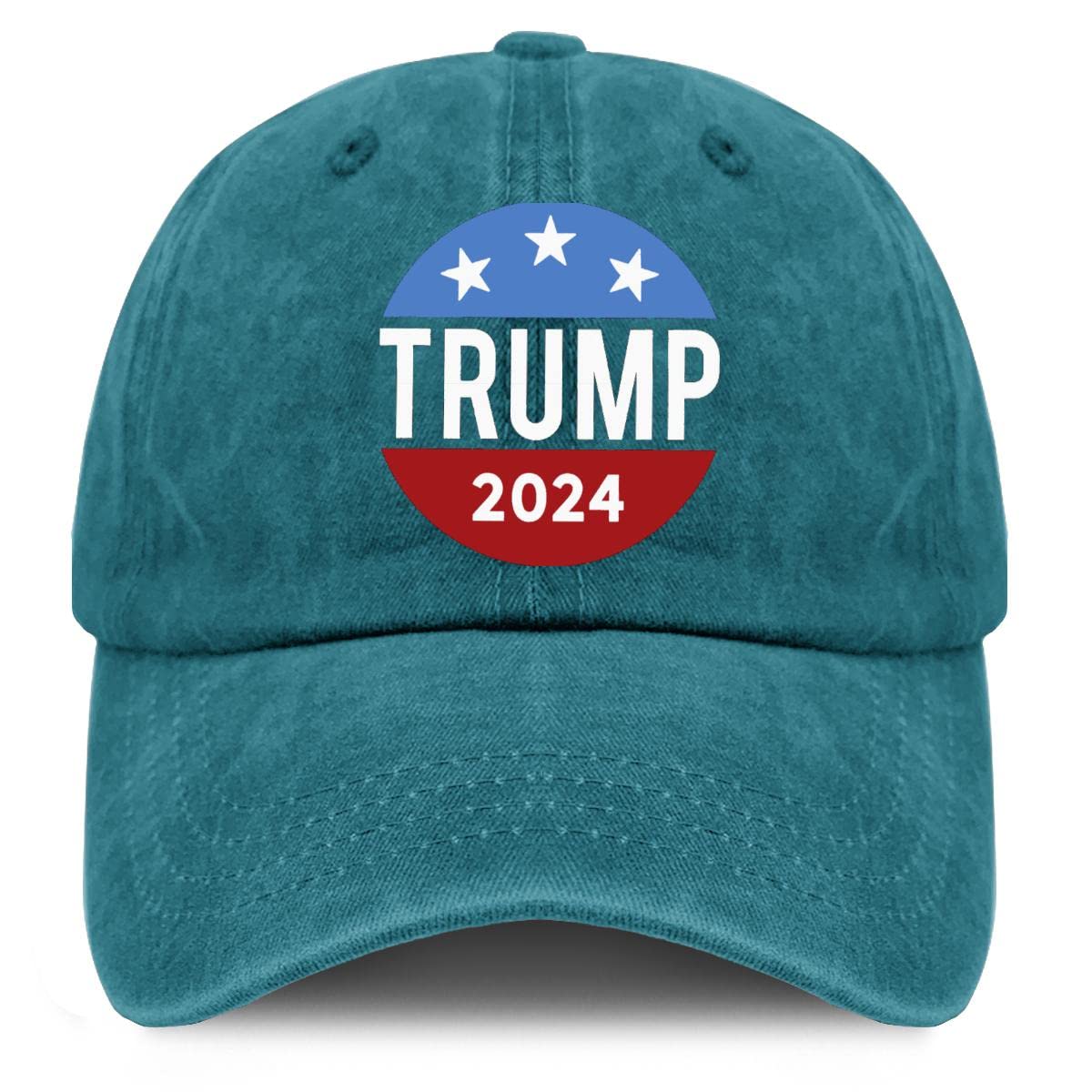 SAOK Women's Fashion Washed Cotton Trucker Hat - Stylish Baseball Cap for Tennis, Outdoor Activities & Casual Wear - Trump 2024 Design