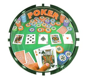 Premium Poker-Themed Lunch Plates - Set of 8 | Durable Melamine Plates for Poker Nights, Game Room Parties & Casino-Themed Events