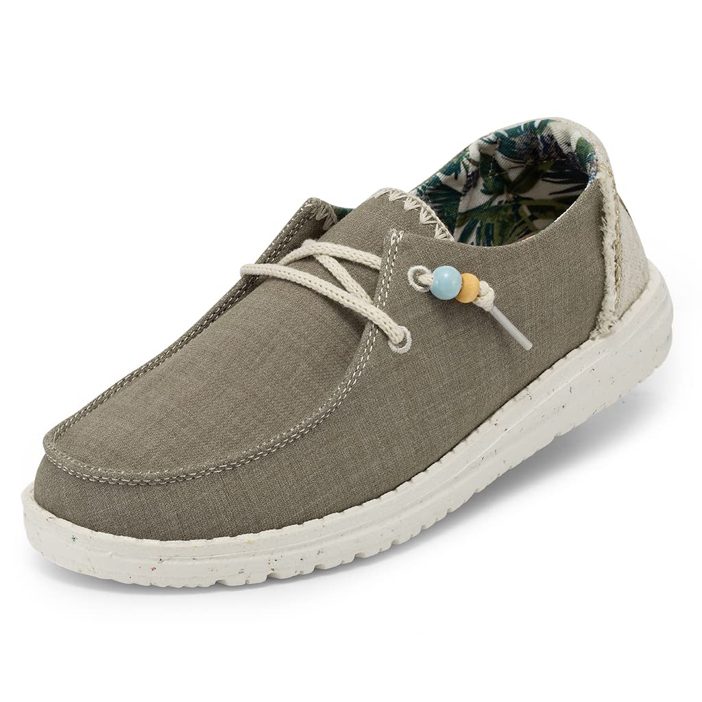 Hey Dude Women's Wendy Stretch Slip-On Shoes - Comfortable & Lightweight Casual Loafers for Women - Perfect for Walking, Travel & Everyday Wear