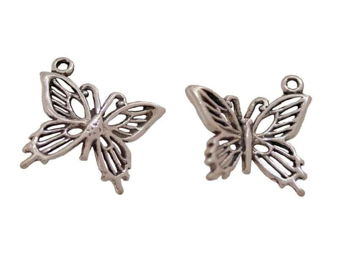 Handmade Swallowtail Butterfly Charm Pendant for Earrings & Jewelry Making - Perfect for DIY Crafting, Gift Giving & Boho Fashion Accessories
