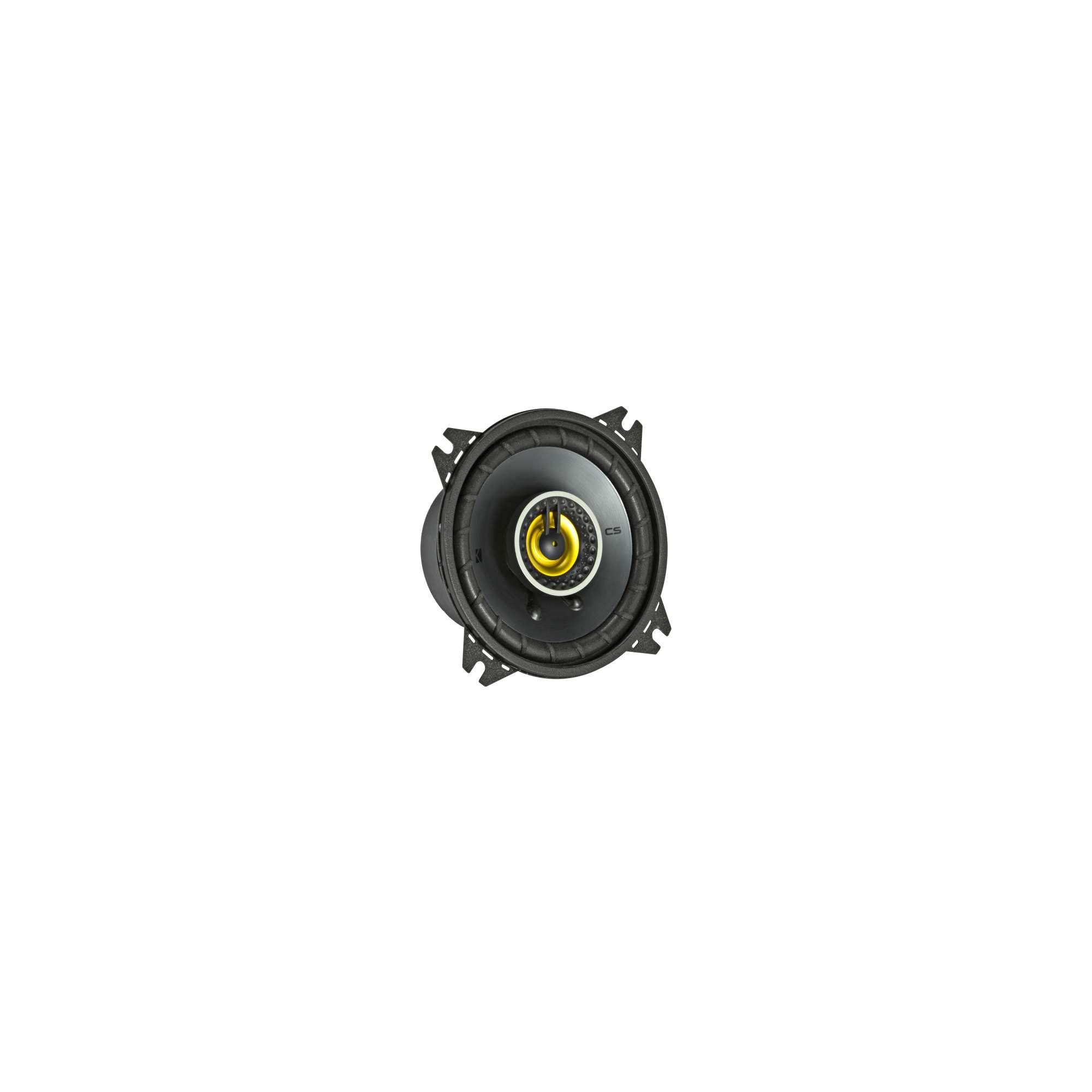 Kicker 46CSC44 - 2 Pairs of CS-Series CSC4 4-Inch (100mm) 4-Ohm Coaxial Car Speakers - Perfect for Car Audio Upgrades, Marine & Off-Road Vehicles