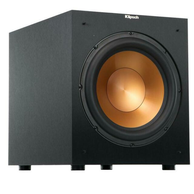 Klipsch R-12SW 12-Inch 400W Powered Subwoofer - High-Performance Bass for Home Theater & Music Systems