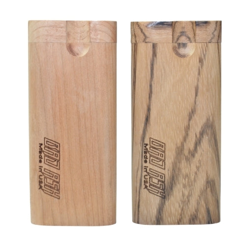 Bad Ash Twist Top Dugout Pipe - Portable One Hitter for Dry Herbs | Compact & Discreet Smoking Accessory for Travel, Hiking, and Outdoor Adventures