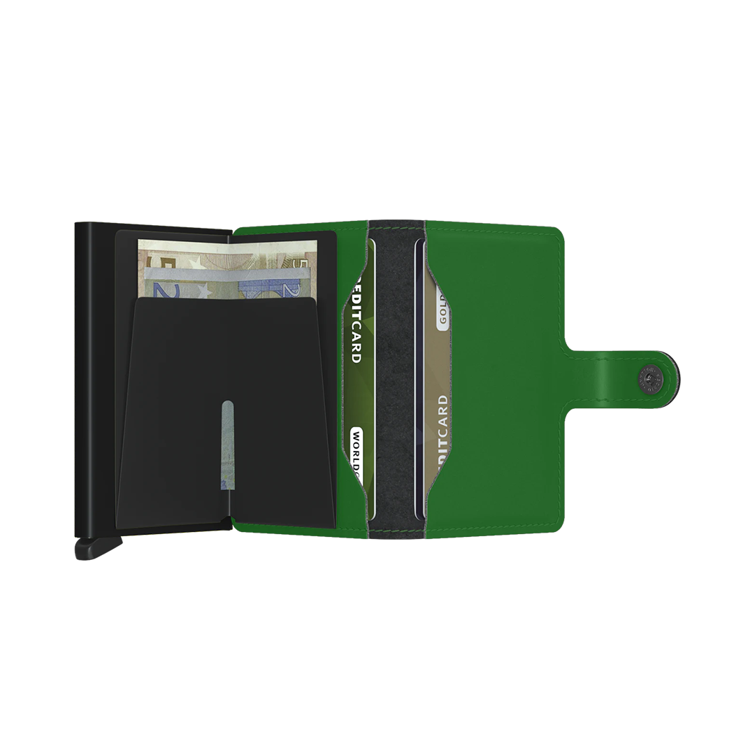 SECRID Miniwallet Matte - Slim RFID Blocking Leather Wallet for Men & Women | Perfect for Travel, Business & Everyday Use