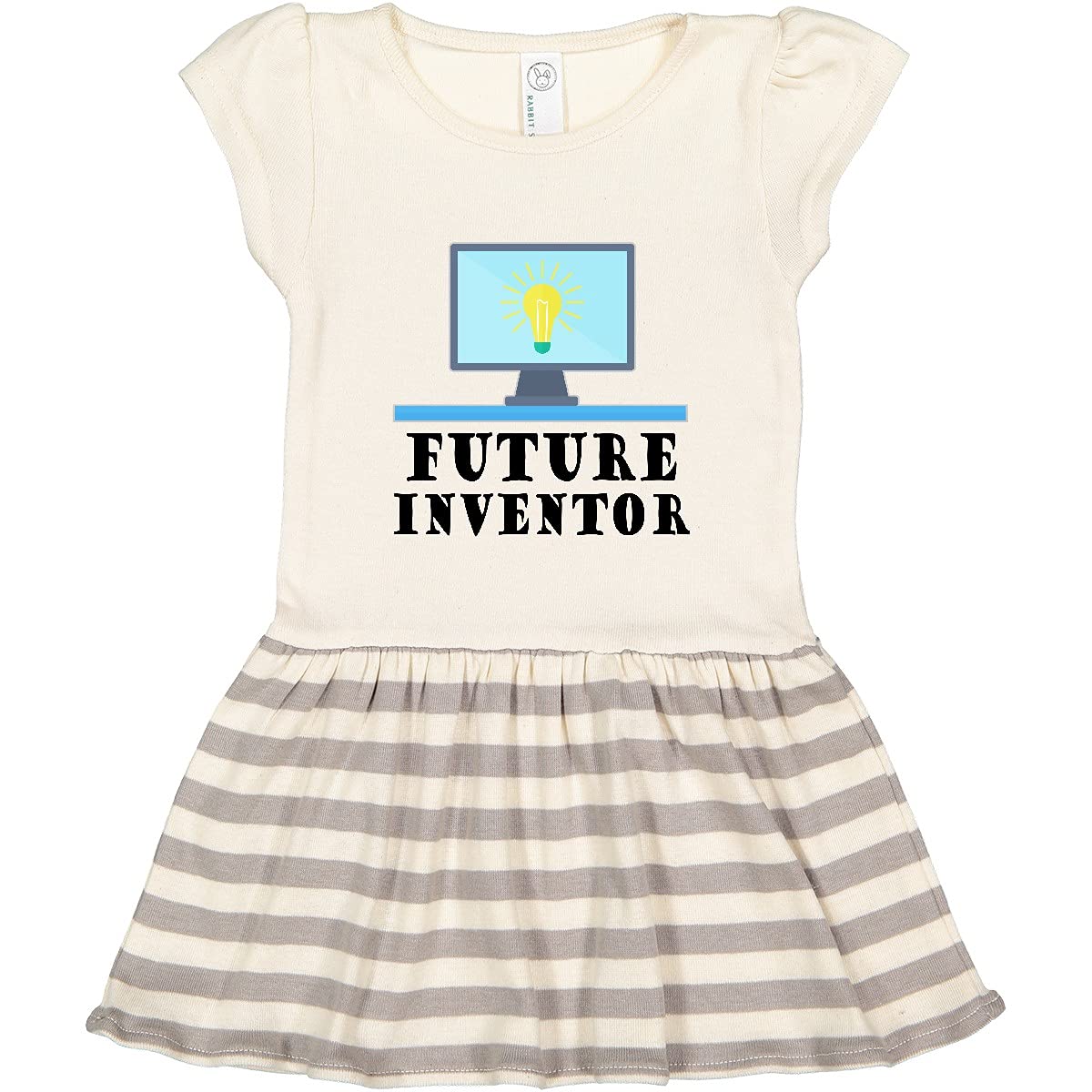 Inktastic Future Inventor Computer Occupation Toddler Dress - Cute STEM Outfit for Baby Girls & Boys - Perfect for Science Fairs, School Events & Playtime