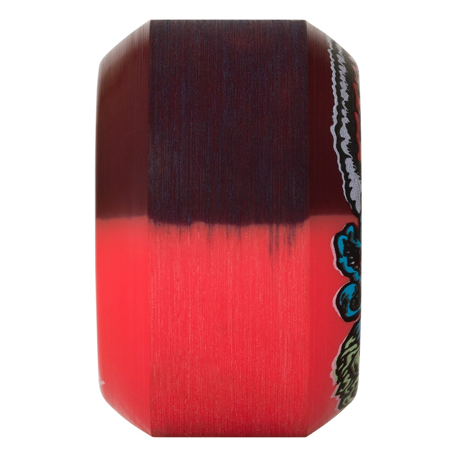 Stranger Things Slime Balls - 54mm Red/Black Vomit Wheels for Skateboards - Perfect for 99a Hardness Skate Wheels & 80s Retro Style Skating