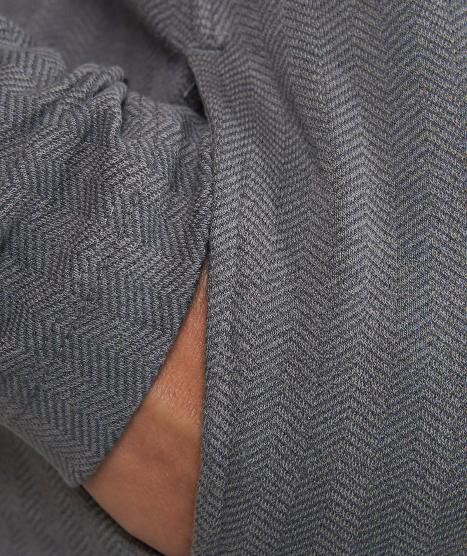 Troy Herringbone Quarter Snap Pullover - Stylish Men's Casual Shirt for Fall & Winter | Perfect for Outdoor Activities, Work & Everyday Wear