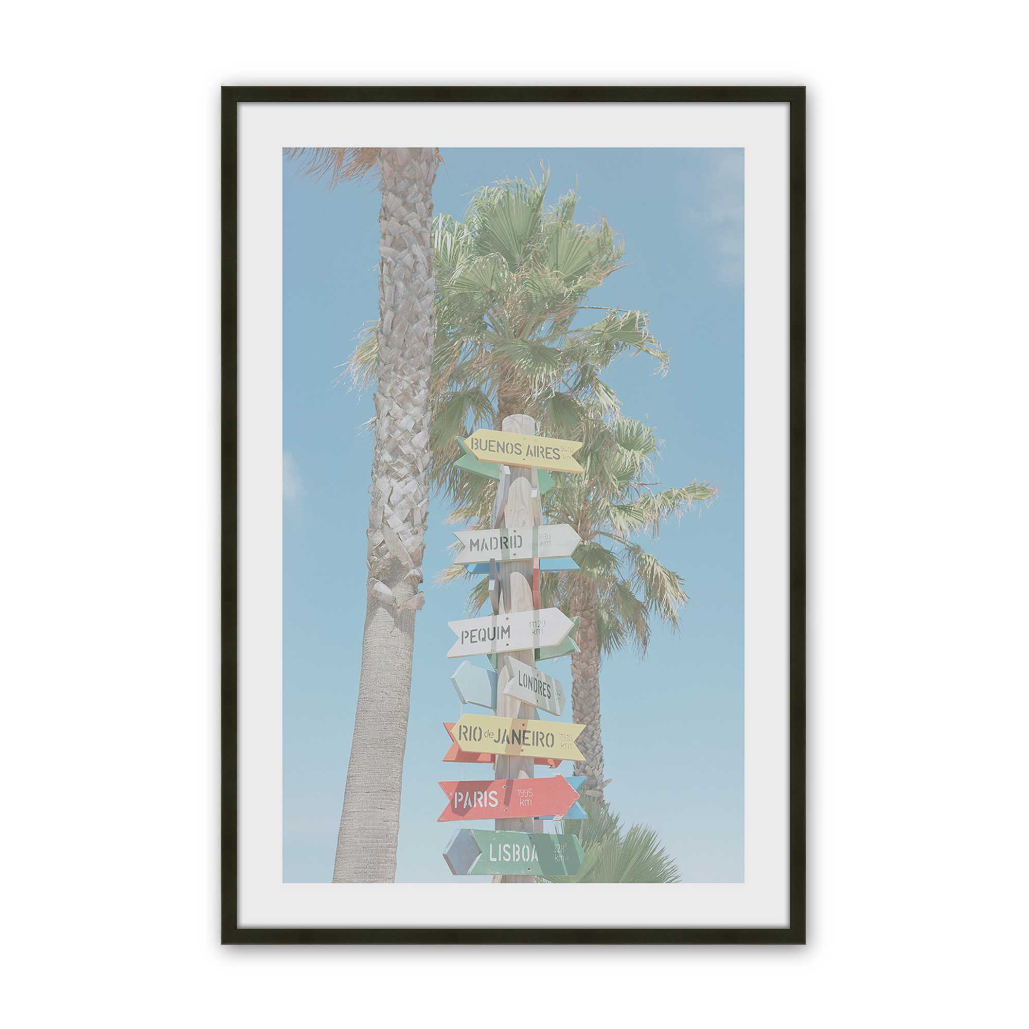 Direction to Daydreams Print - Inspirational Wall Art for Home & Office Decor | Perfect for Living Room, Bedroom, or Gift Giving