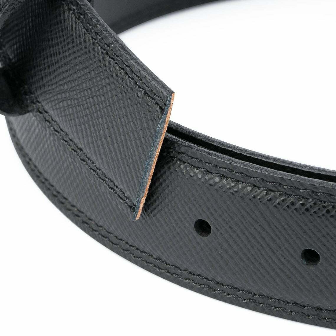 Genuine Saffiano Leather Replacement Belt Strap for Montblanc - 35mm Men's Dress Belt | Perfect for Office, Business & Formal Occasions