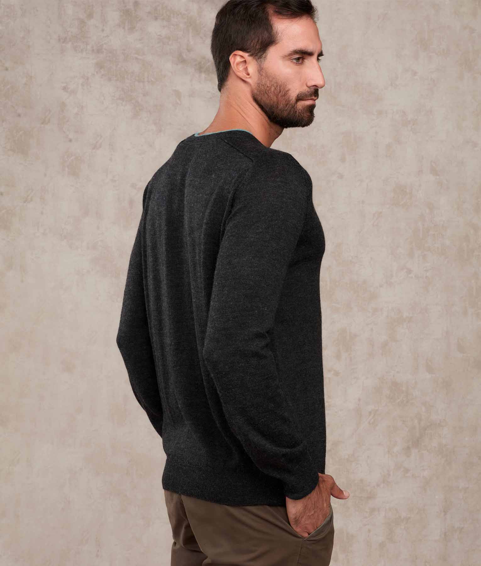 Men's Crew Neck Sweater - Soft Cotton Knit Pullover for Casual Wear & Layering | Perfect for Fall & Winter Outfits