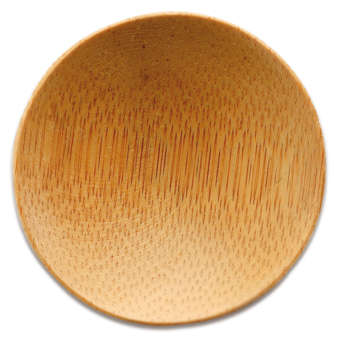 Round Bamboo Dish - 2.25 Inch Natural Eco-Friendly Serving Plate for Sushi, Appetizers, and Small Snacks - Perfect for Parties, Picnics, and Home Dining