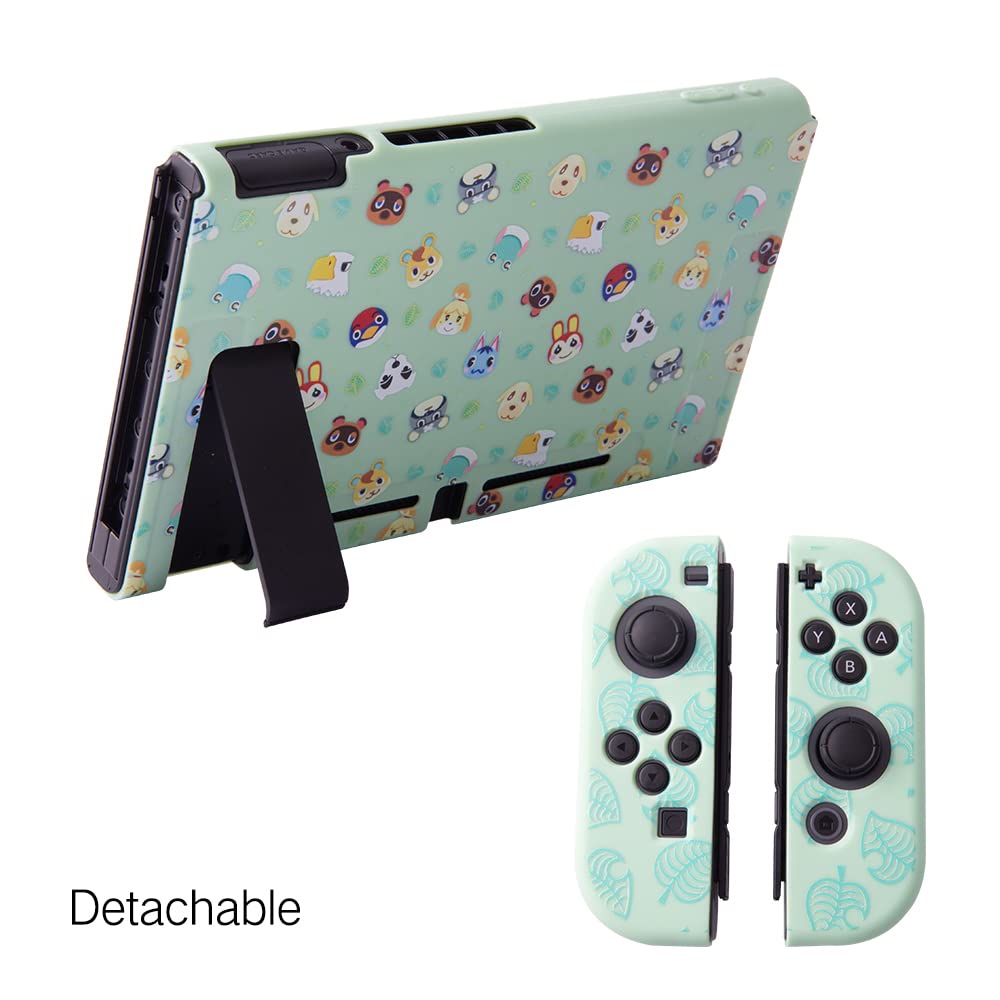 PERFECTSIGHT Protective Case for Nintendo Switch - Soft TPU Anti-Slip Grip Cover with Hard Shell Dockable Design | Shockproof & Anti-Scratch Slim Case | Perfect for Gaming, Travel, and Home Entertainment
