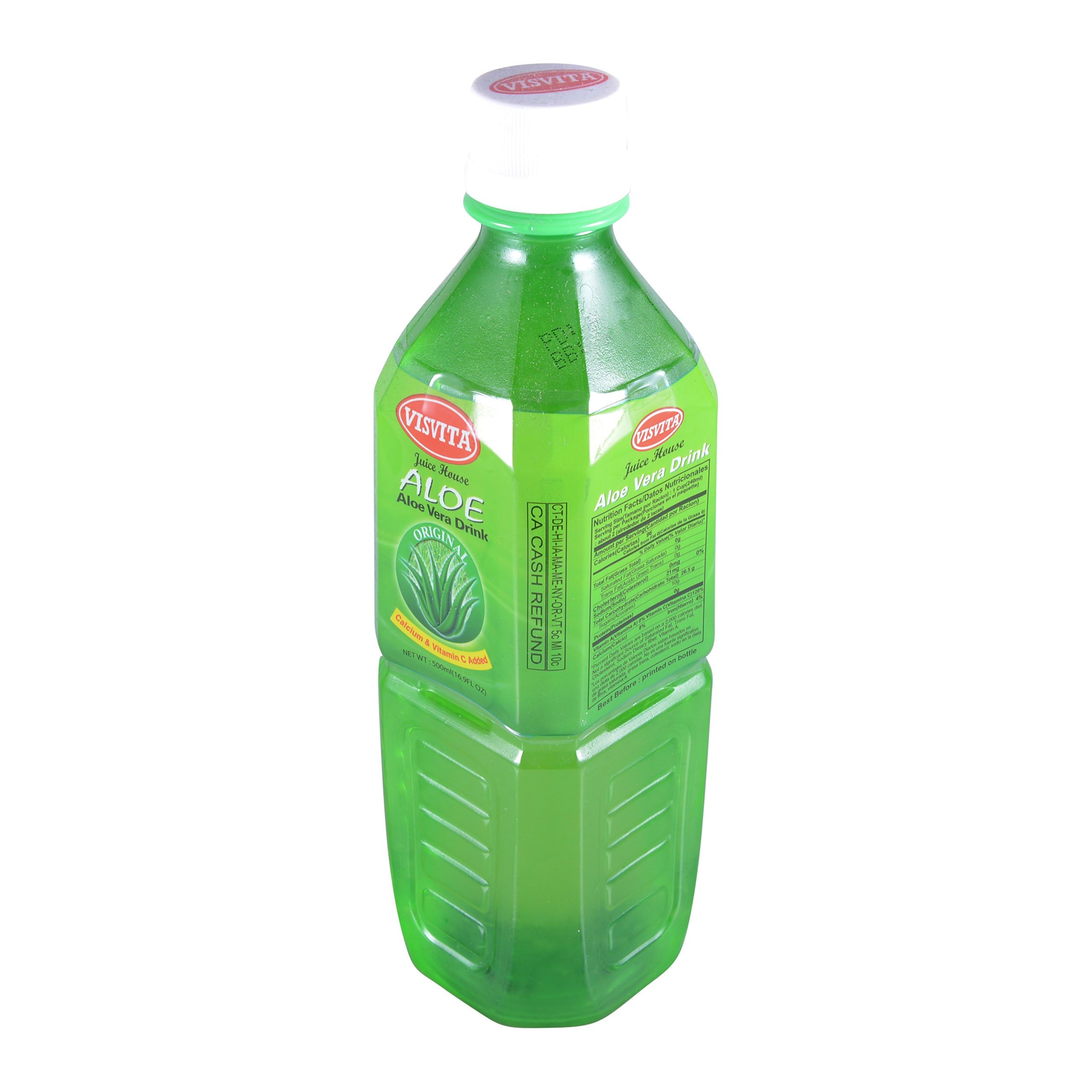 Organic Aloe Vera Juice for Digestion & Hydration - Cold Pressed, No Sugar Added - Perfect for Detox, Skin Care & Weight Loss - Juice House Brand