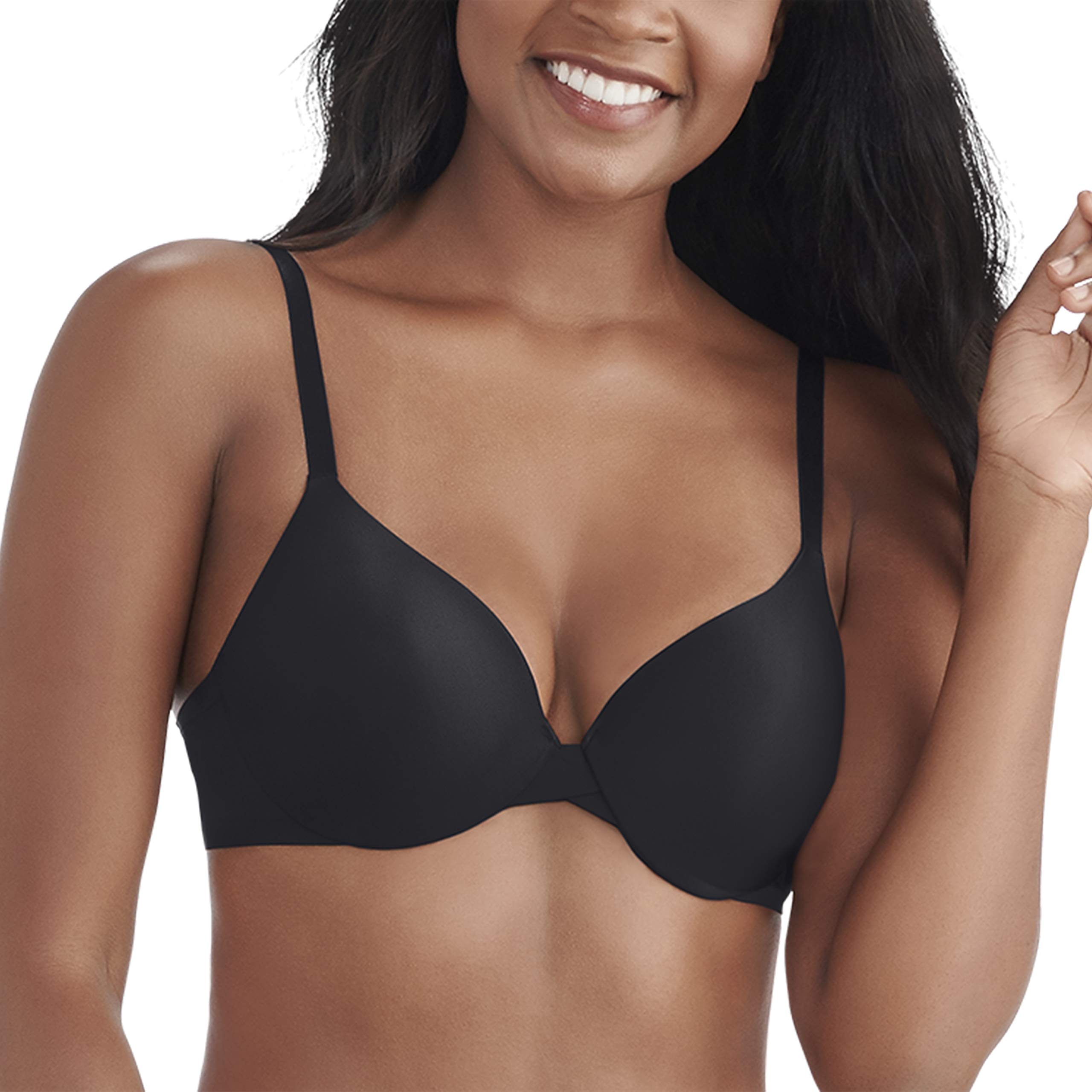 Vanity Fair Women's Nearly Invisible Full Coverage Underwire Bra 75201 - Comfortable Everyday T-Shirt Bra for Work & Casual Wear