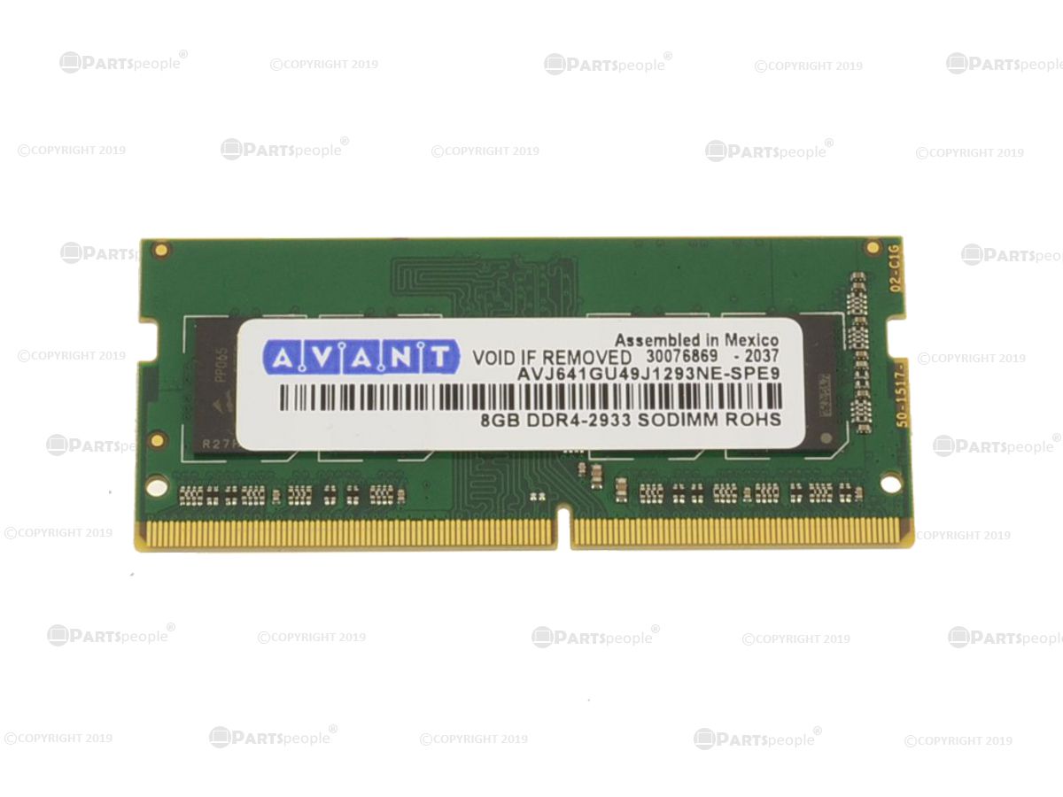 8GB DDR4 2933MHz SODIMM Laptop RAM Memory - PC4-23400 - Upgrade for Faster Performance (Ideal for Gaming, Video Editing & Multitasking)