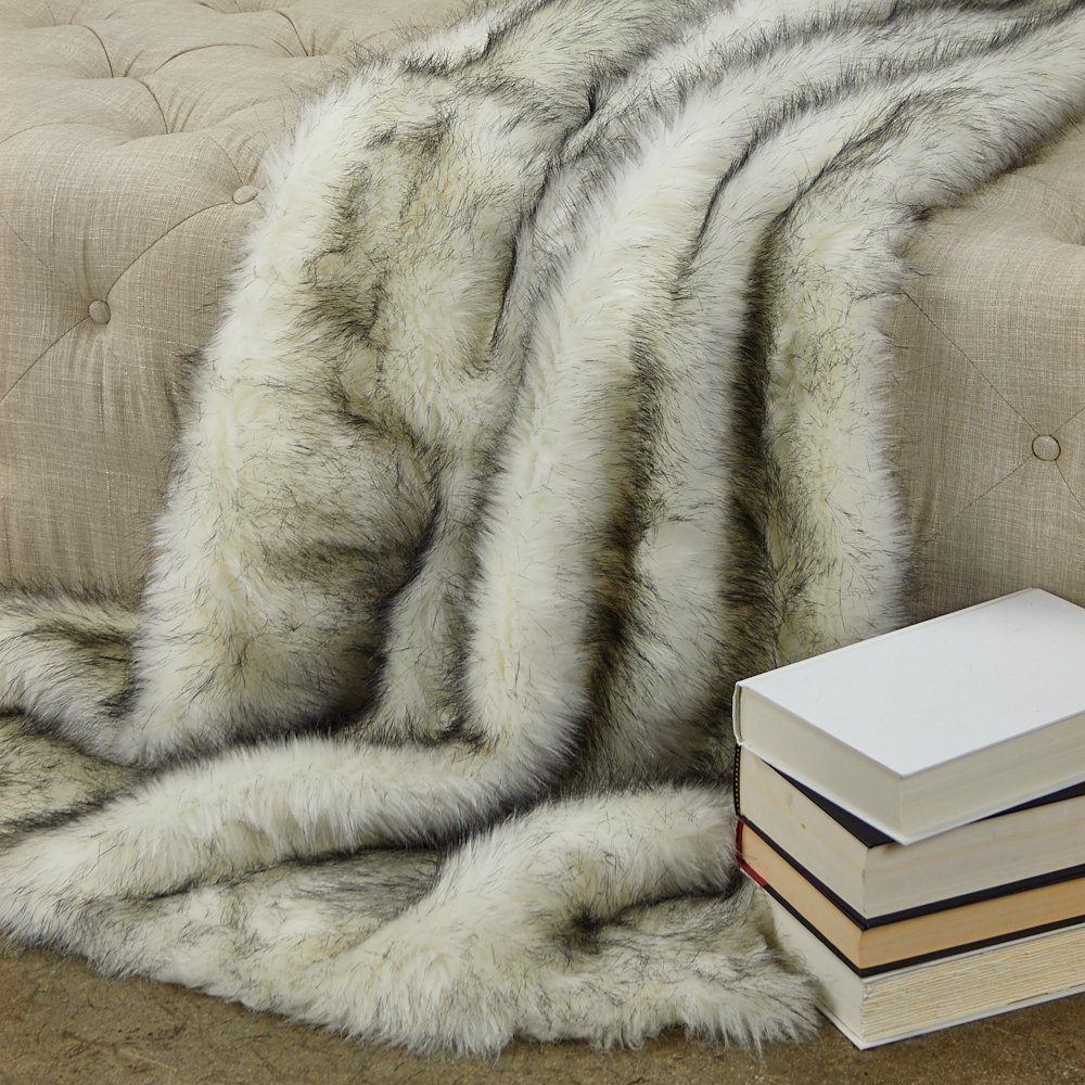 Plush Polar Bear Faux Fur Luxury Blanket - 36