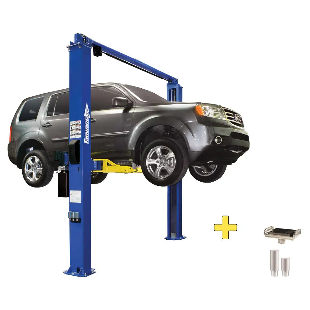 Forward Lift I10 10K Symmetric/Asymmetric 2 Post Car Lift - Heavy Duty Auto Lift for Home Garage & Professional Workshop - Perfect for Vehicle Maintenance, Tire Changes & Detailing