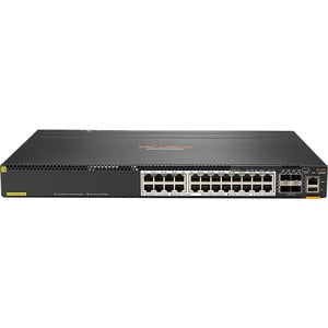 Aruba 6300M 24-Port Managed Ethernet Switch | Layer 3 Modular Switch with 4 SFP Slots | 1U Rack-Mountable for Twisted Pair & Fiber Optic Networks | Ideal for Data Centers, Enterprise Networks & Server Rooms