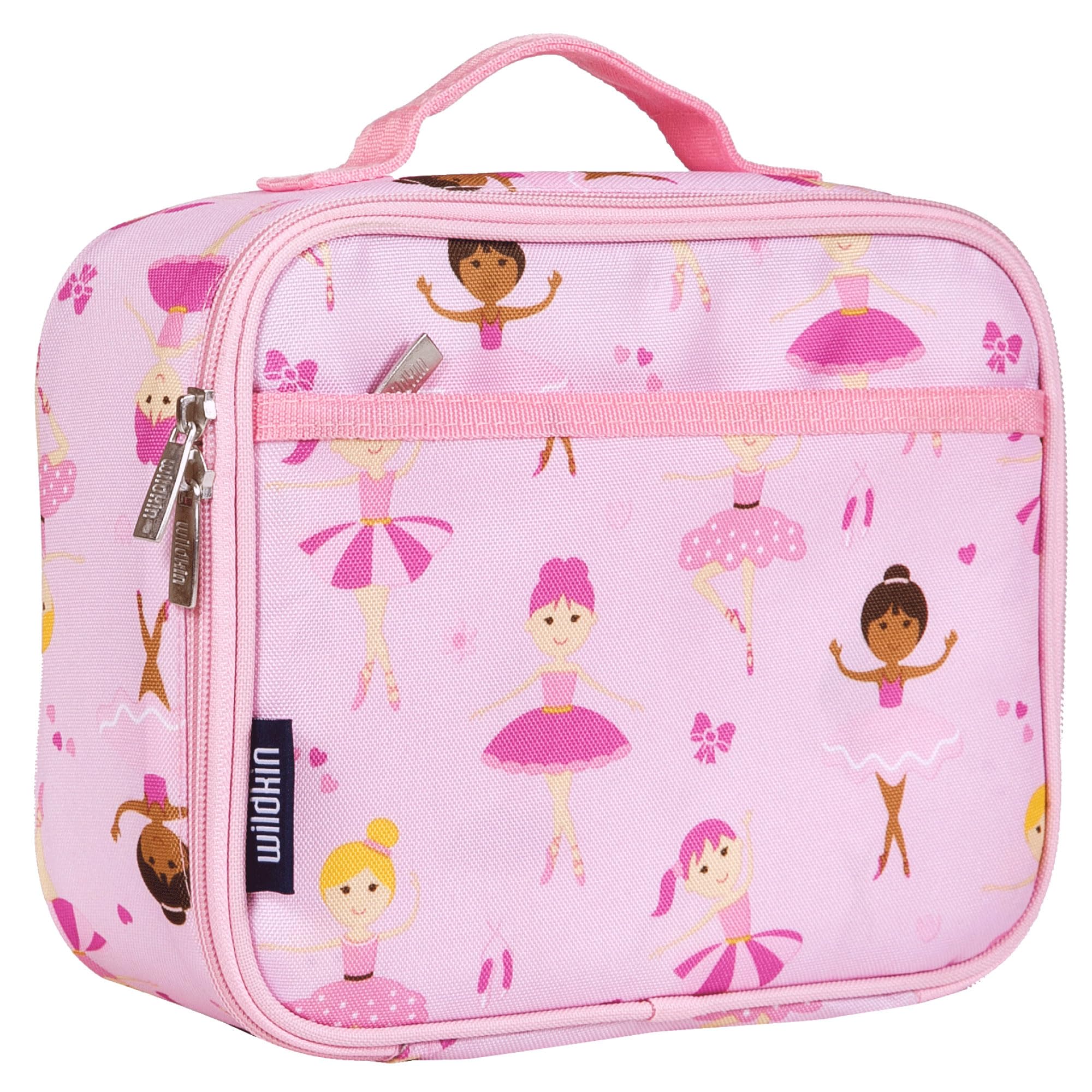 Wildkin Insulated Lunch Box for Kids - School & Travel Snacks (Ballerina)