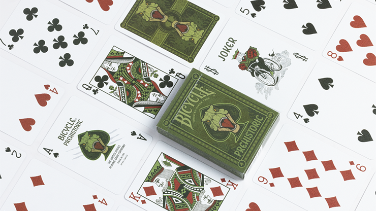 Prehistoric Dinosaur Themed Playing Cards - 52 Deck for Poker, Blackjack & Family Game Night - Unique Gift for Card Game Lovers & Collectors