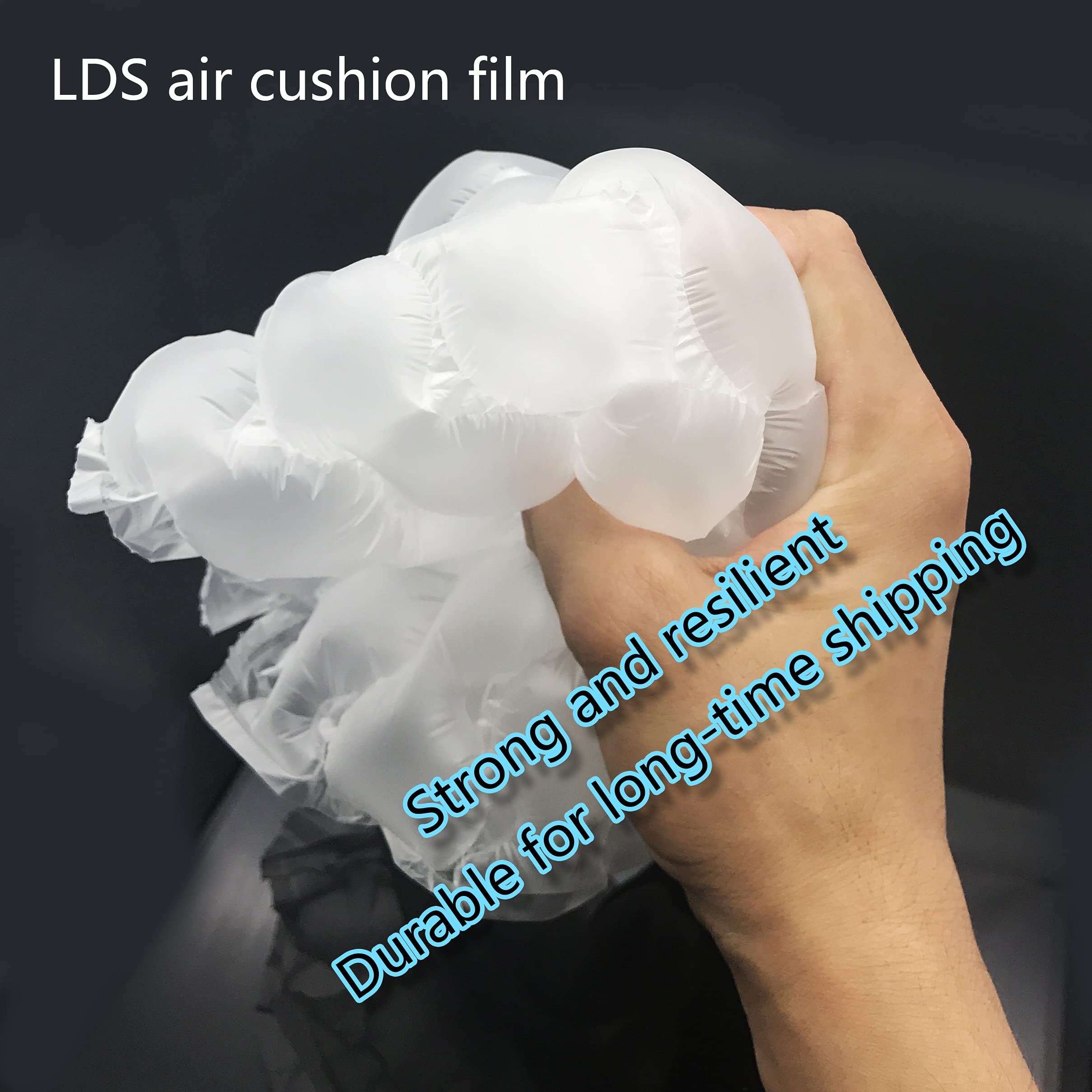 LDS Air Cushion Wrap Roll - 984ft Bubble Packaging Material for Shipping, 15.7