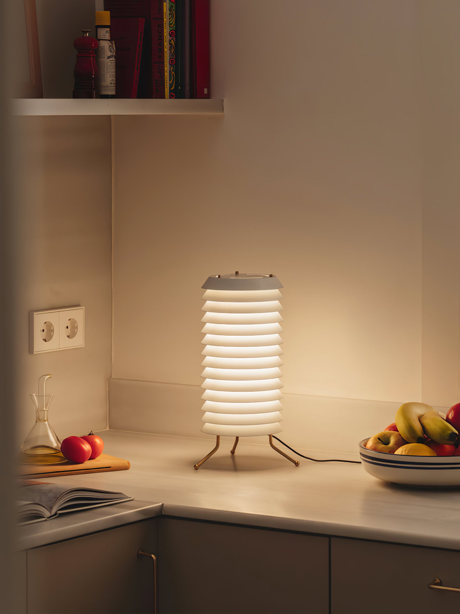 Baltic Tower Table Lamp - Modern LED Desk Light for Home Office, Bedroom & Living Room - Perfect for Reading, Working & Relaxing